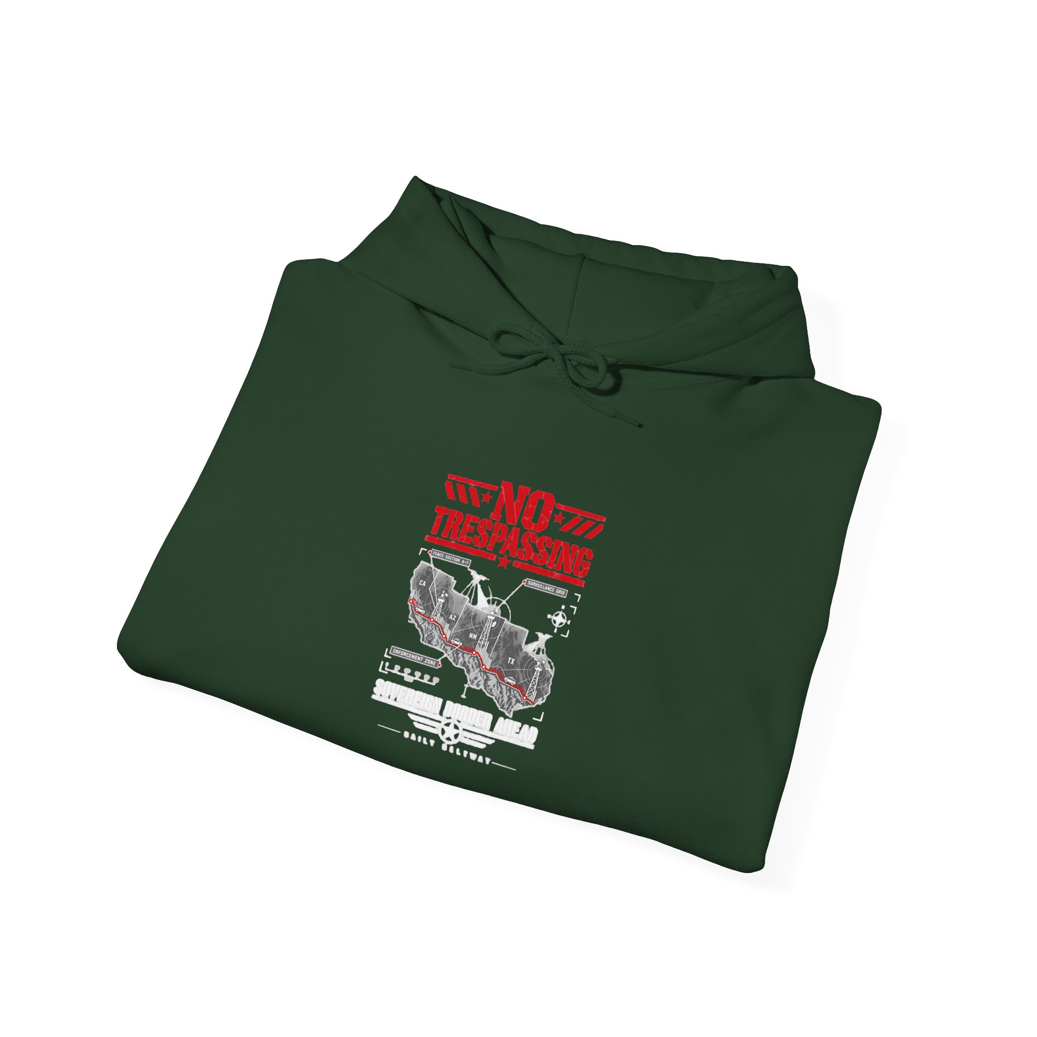 No Trespassing Border Hoodie — Daily Beltway - Image 16