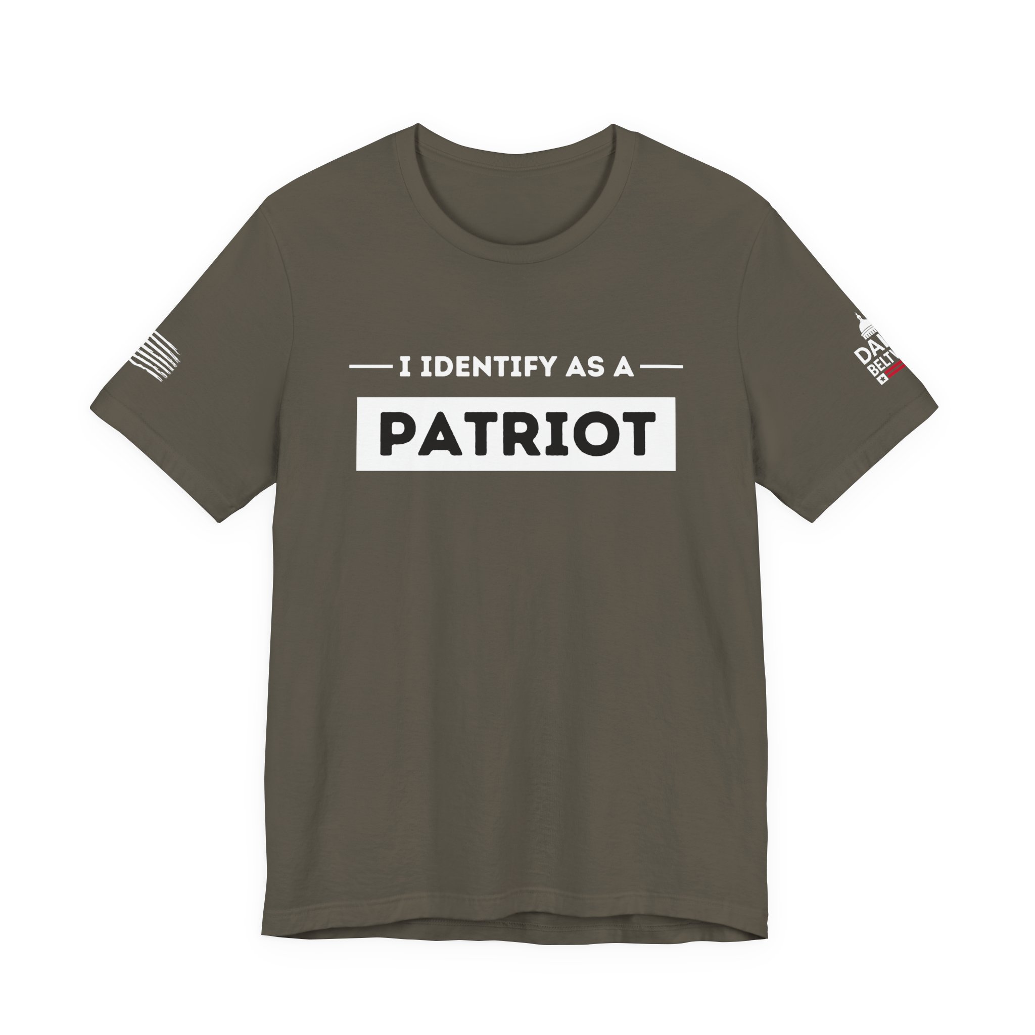 I Identify As a Patriot – Bold Americana Freedom Tee - Image 9