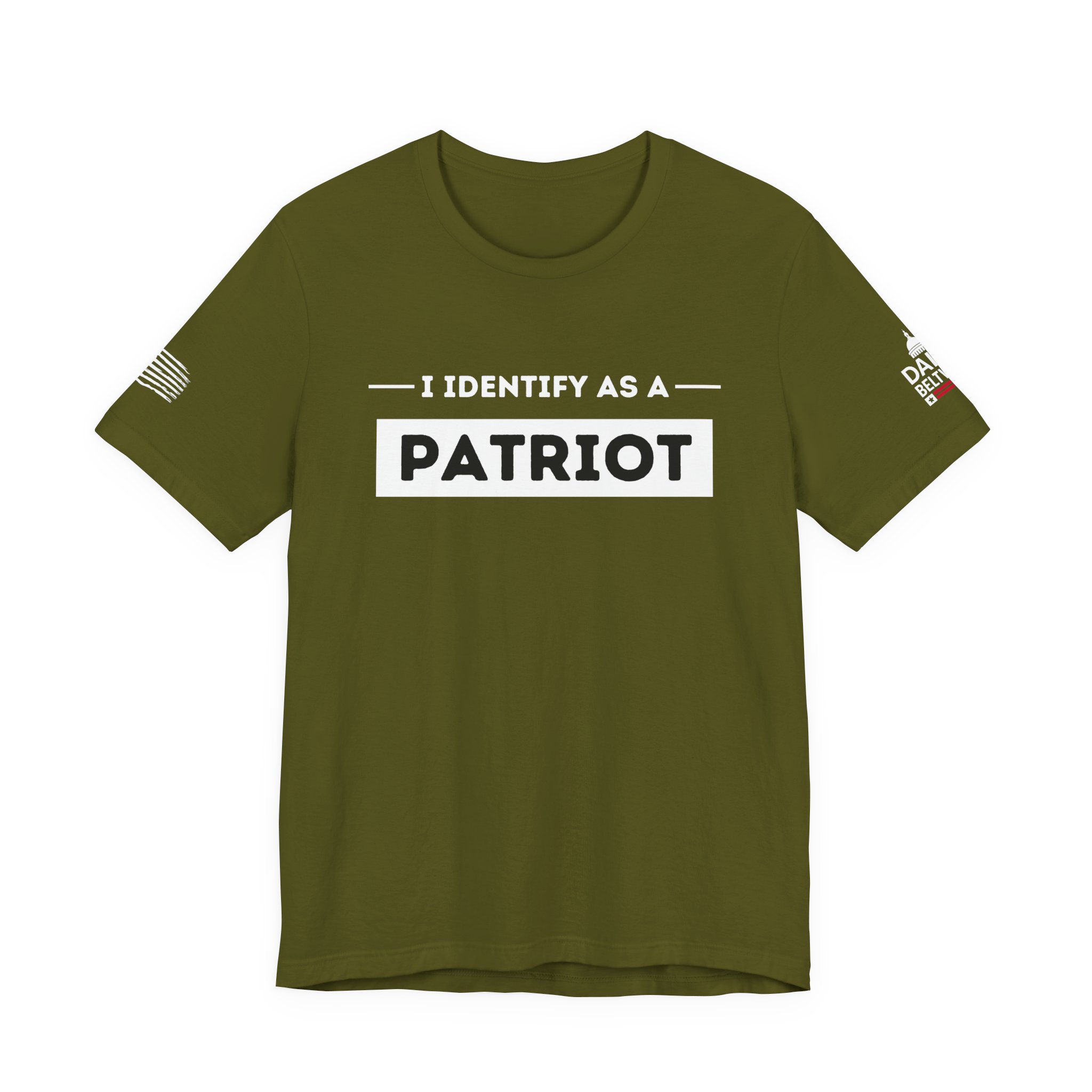 I Identify As a Patriot – Bold Americana Freedom Tee - Image 17