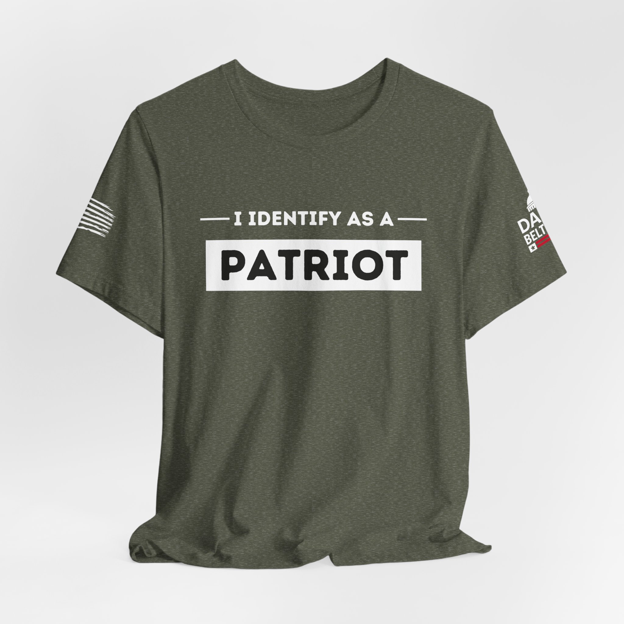 I Identify As a Patriot – Bold Americana Freedom Tee - Image 16