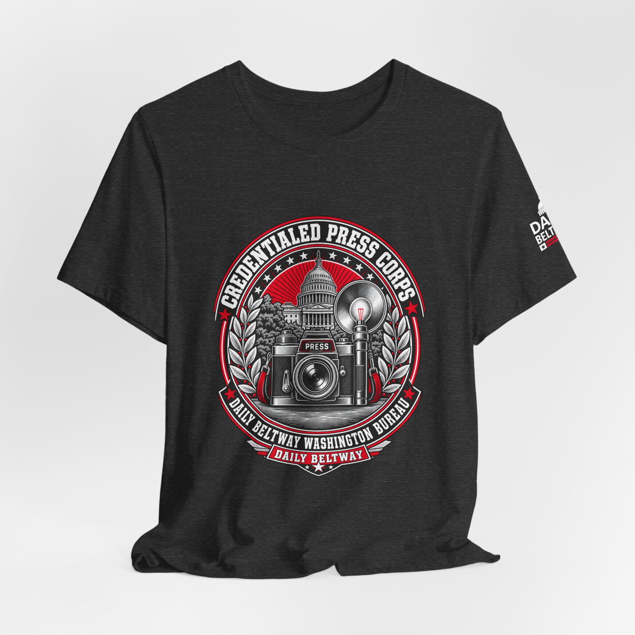 Credentialed Press Corps T-Shirt — Daily Beltway - Image 28