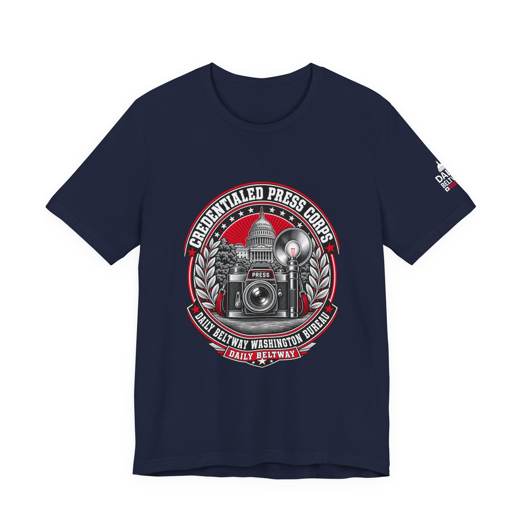 Credentialed Press Corps T-Shirt — Daily Beltway - Image 29