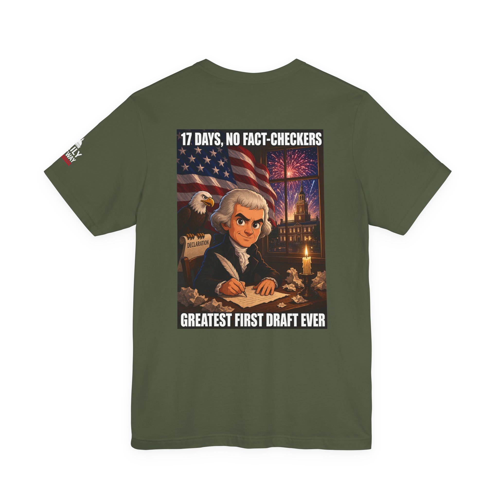 Jefferson's First Draft T-Shirt — Daily Beltway - Image 6