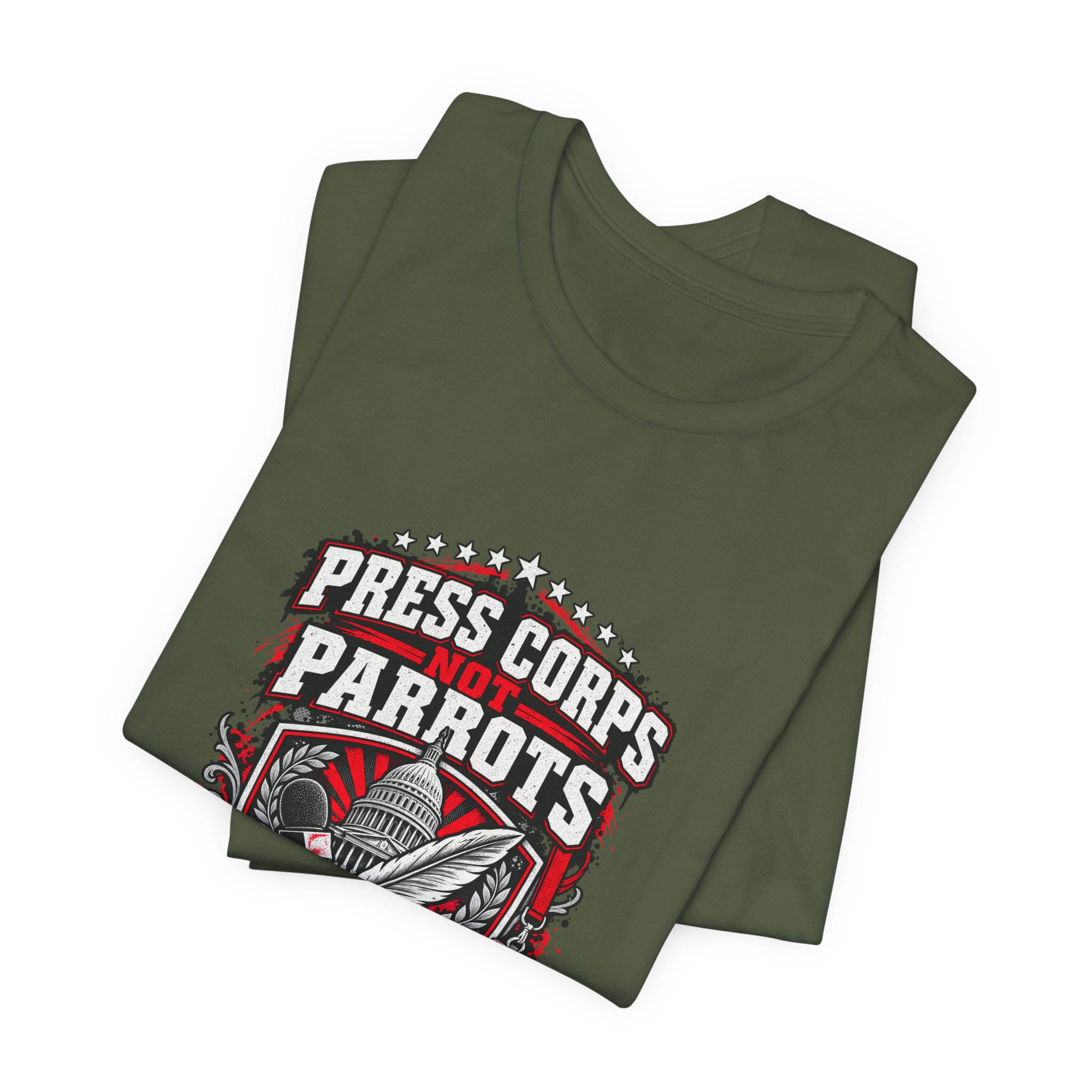 Press Corps Not Parrots T-Shirt — Daily Beltway - Image 15