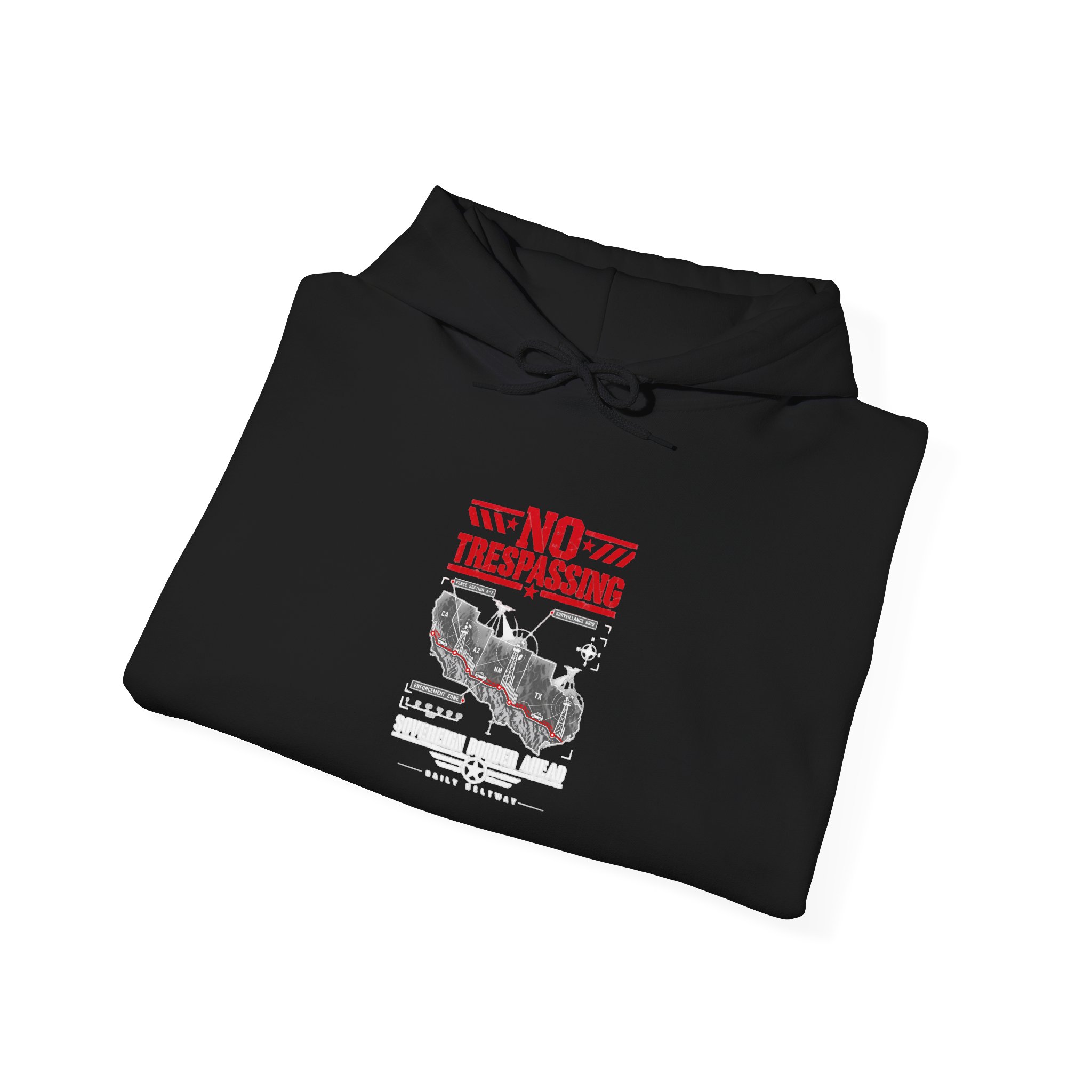 No Trespassing Border Hoodie — Daily Beltway - Image 4