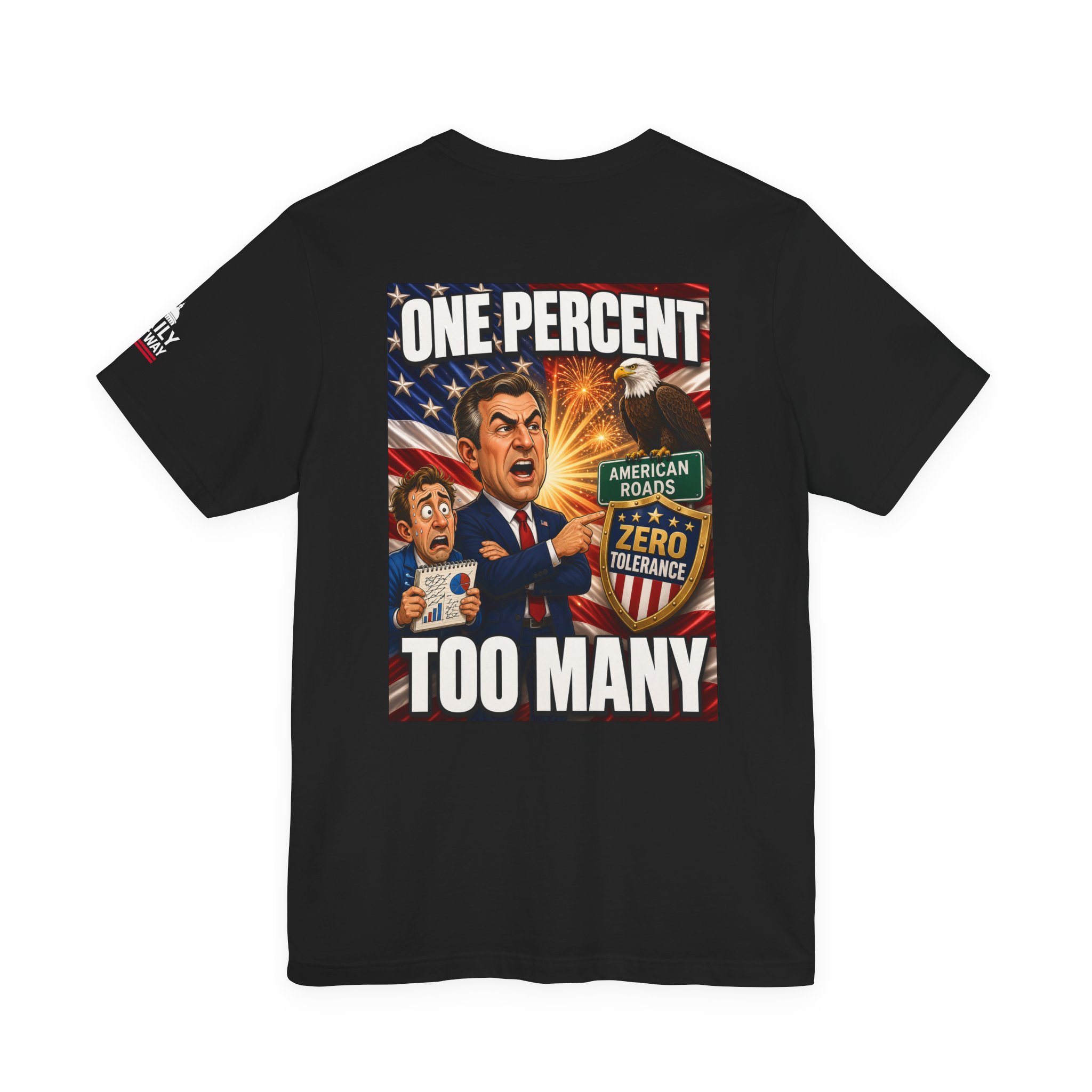 One Percent Too Many T-Shirt — Daily Beltway - Image 2
