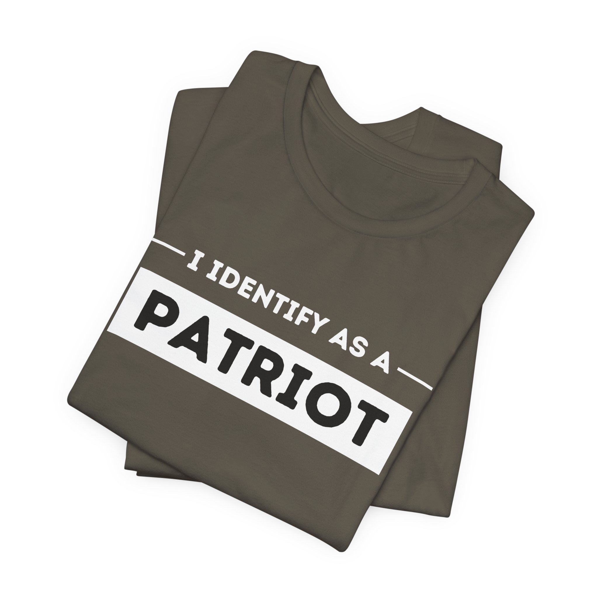 I Identify As a Patriot – Bold Americana Freedom Tee - Image 11