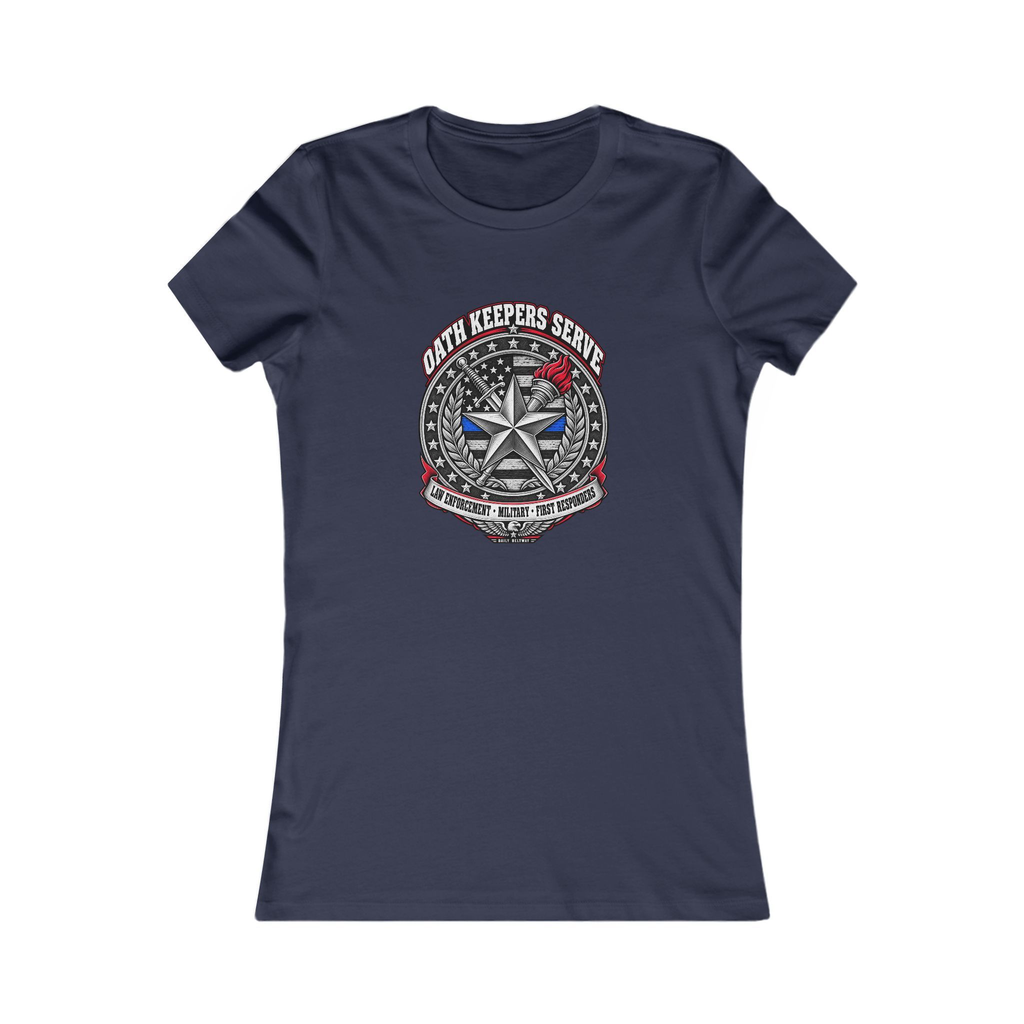 Oath Keepers Serve Women's Tee — Daily Beltway - Image 17
