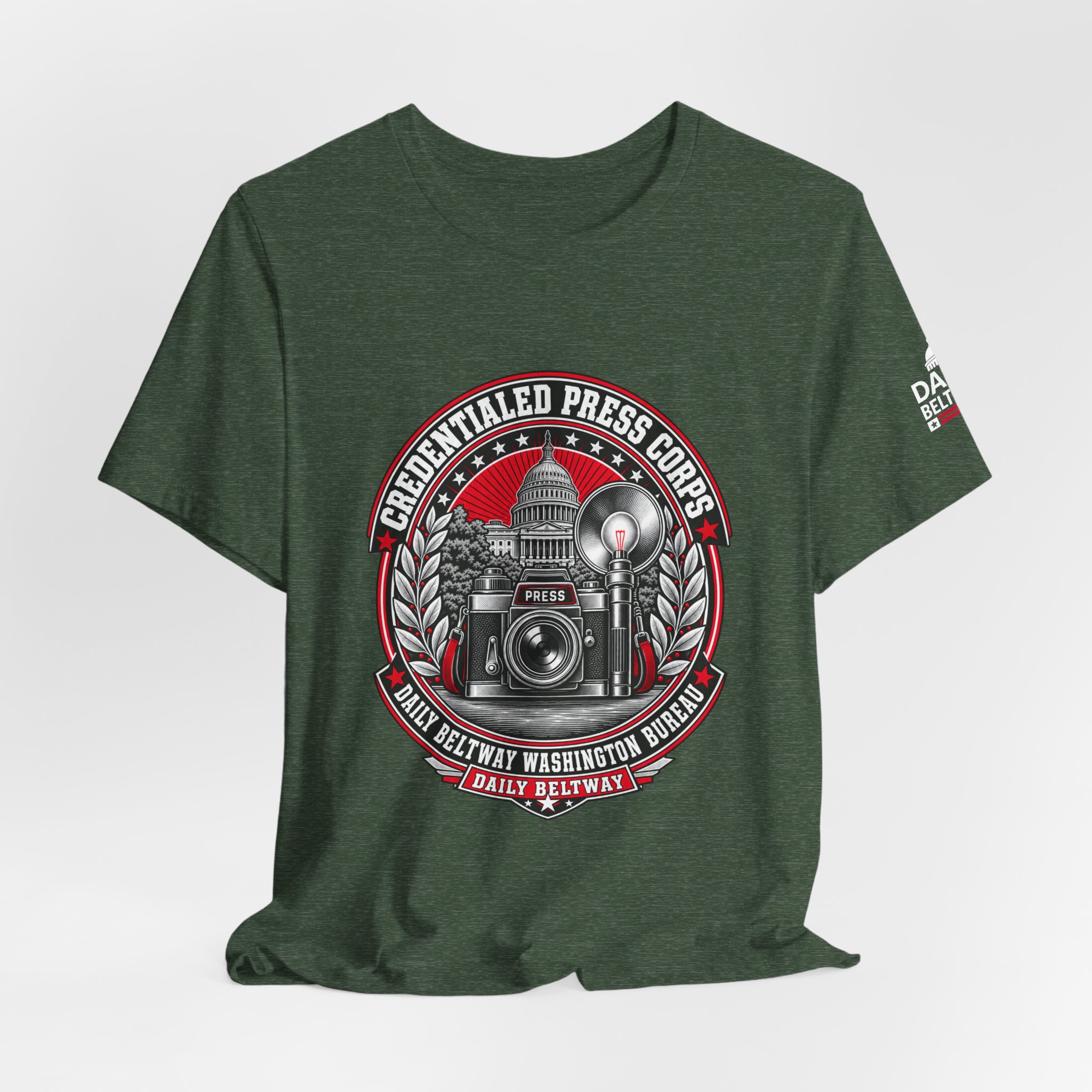Credentialed Press Corps T-Shirt — Daily Beltway - Image 20