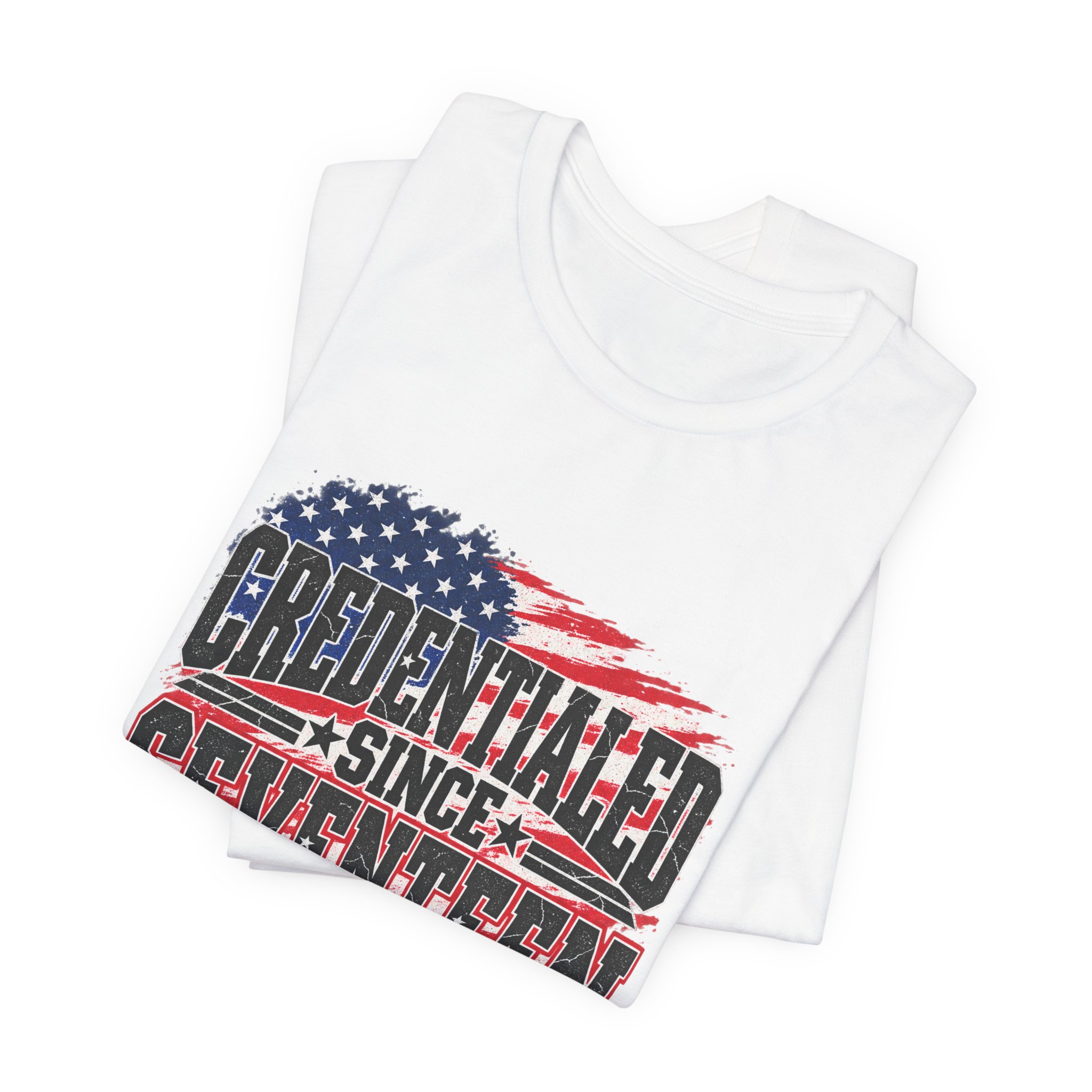 Credentialed Since Seventeen T-Shirt — Daily Beltway - Image 3
