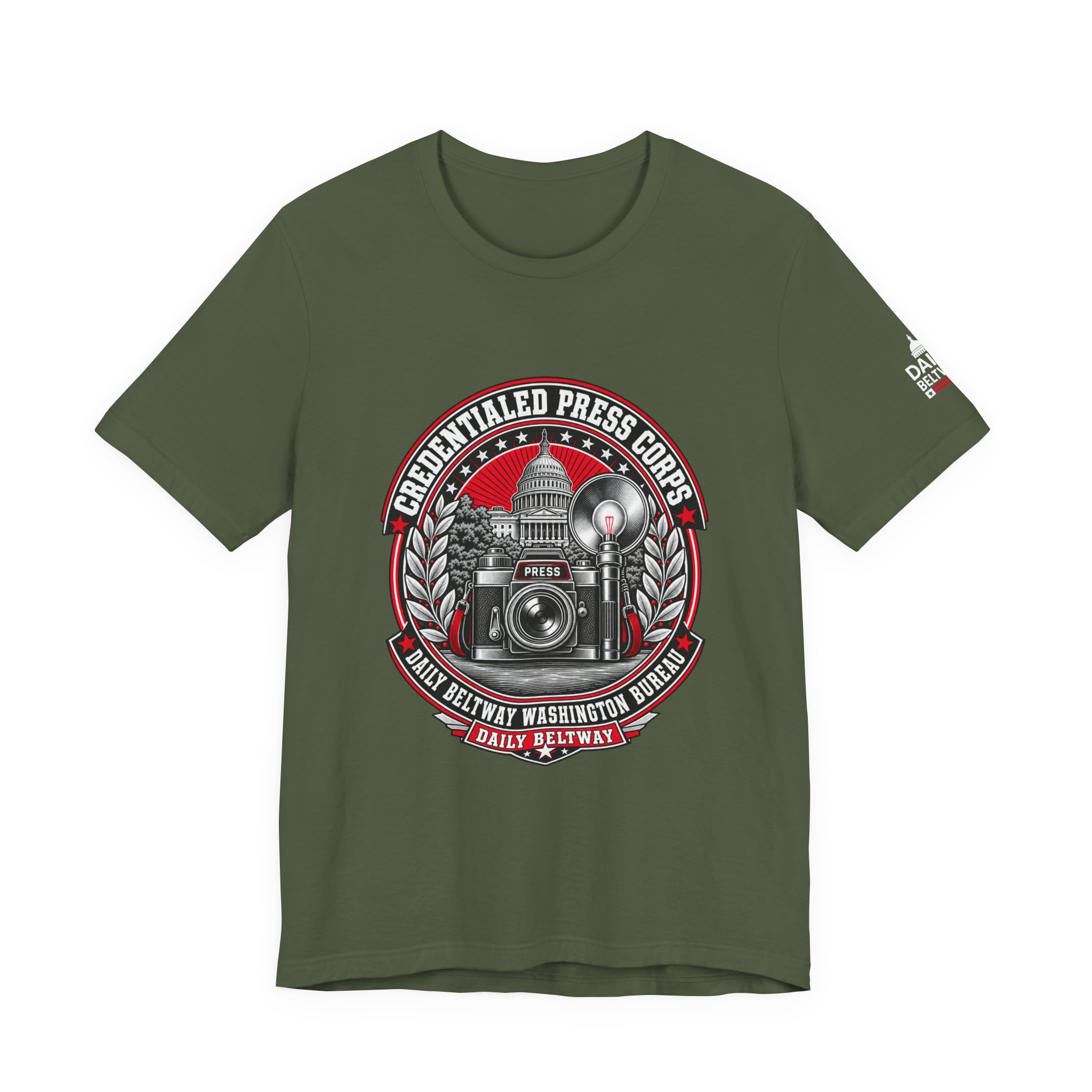 Credentialed Press Corps T-Shirt — Daily Beltway - Image 13