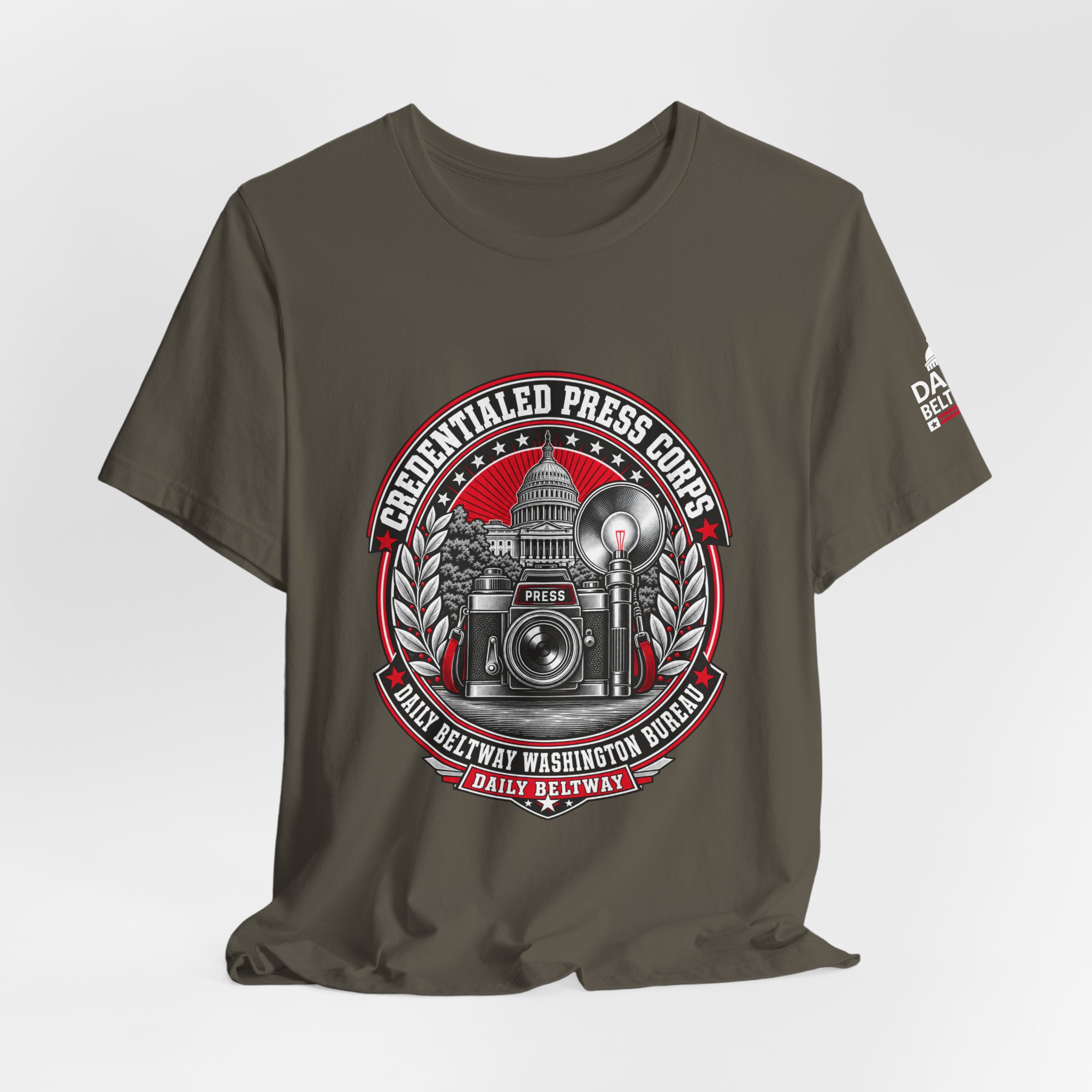 Credentialed Press Corps T-Shirt — Daily Beltway - Image 12