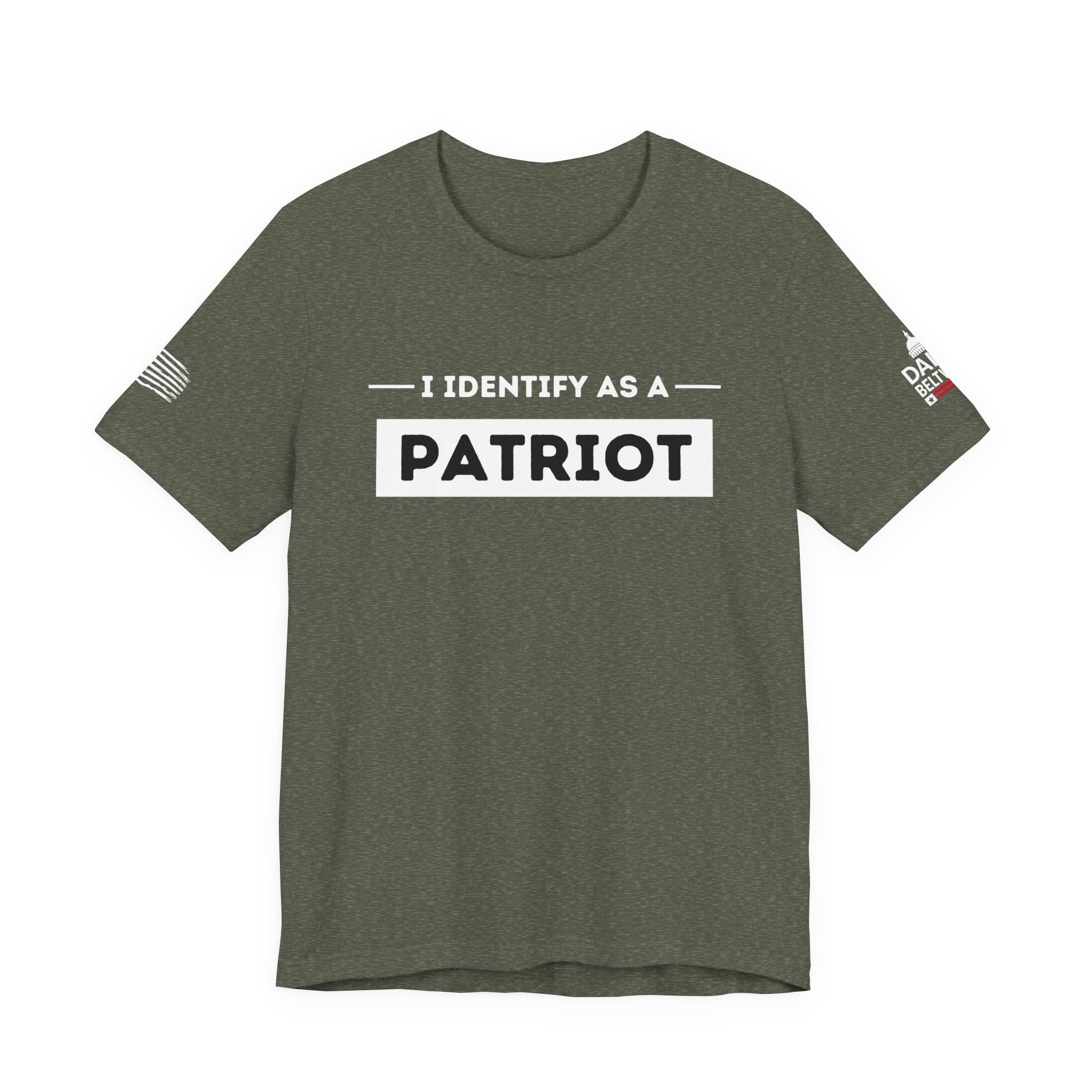 I Identify As a Patriot – Bold Americana Freedom Tee - Image 13