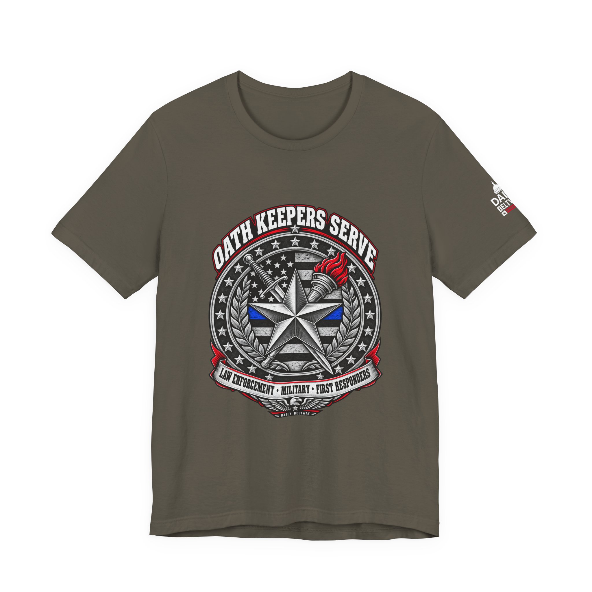 Oath Keepers Serve T-Shirt — Daily Beltway - Image 9