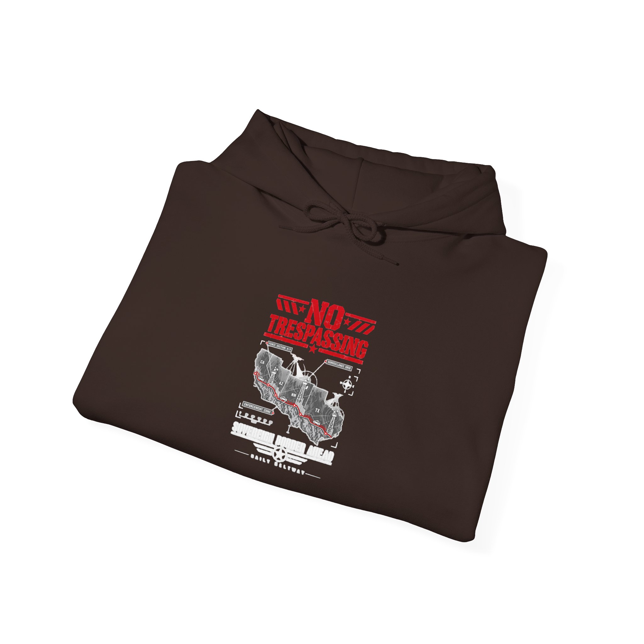 No Trespassing Border Hoodie — Daily Beltway - Image 8
