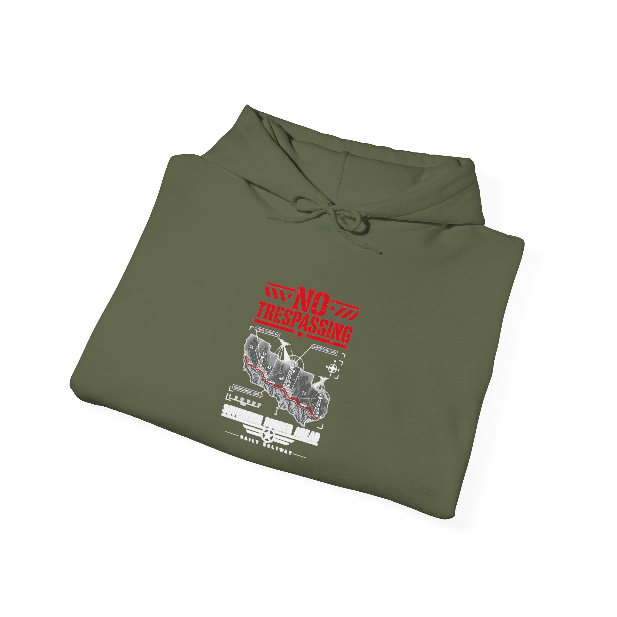 No Trespassing Border Hoodie — Daily Beltway - Image 12