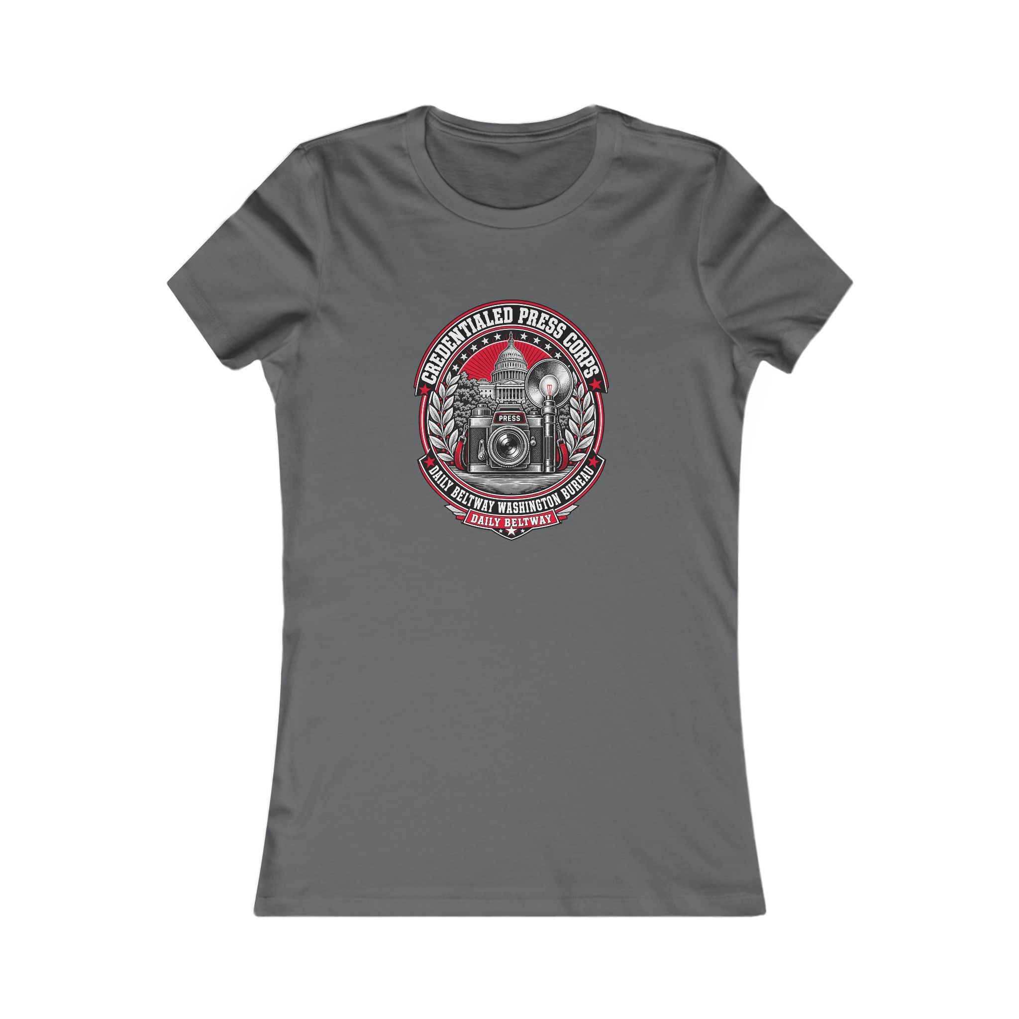 Credentialed Press Corps Women's Tee — Daily Beltway - Image 9