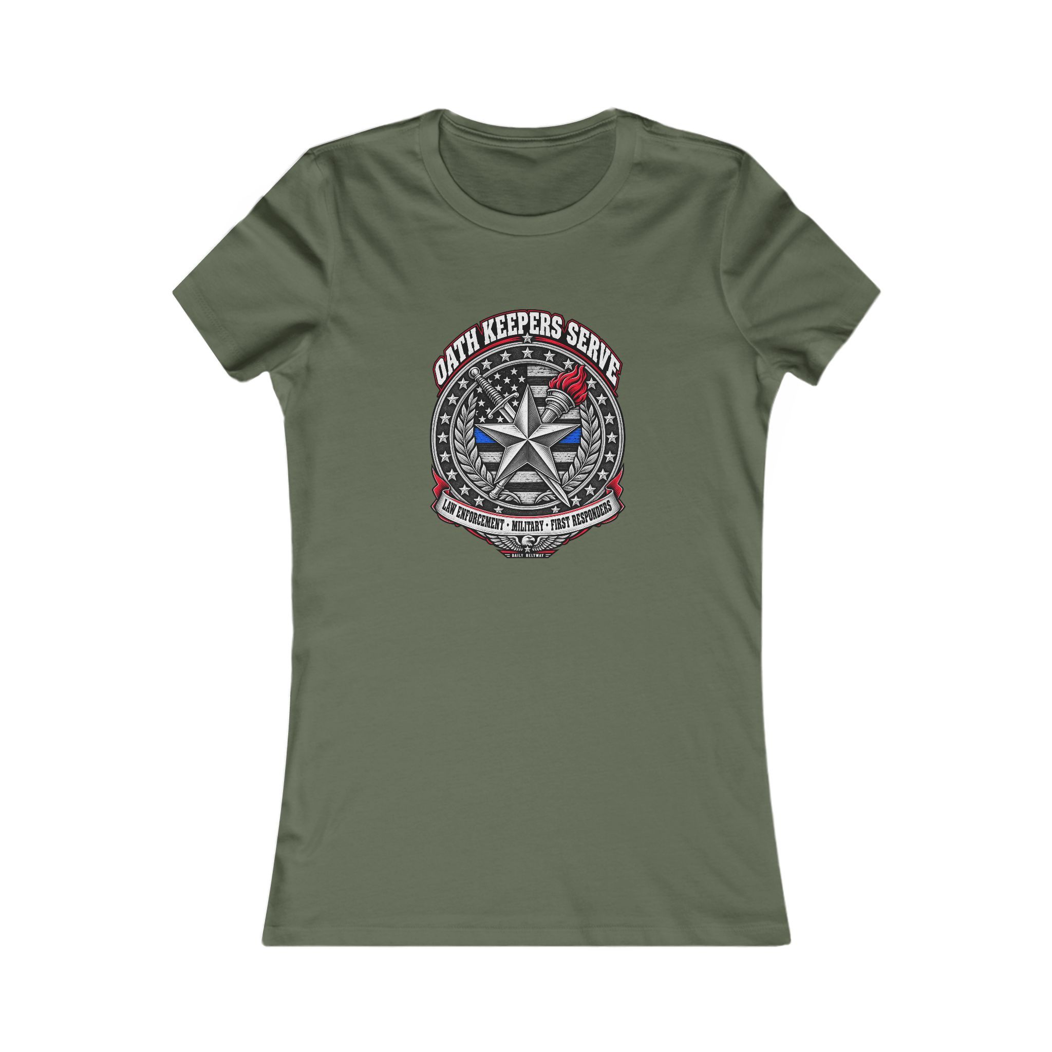 Oath Keepers Serve Women's Tee — Daily Beltway - Image 5