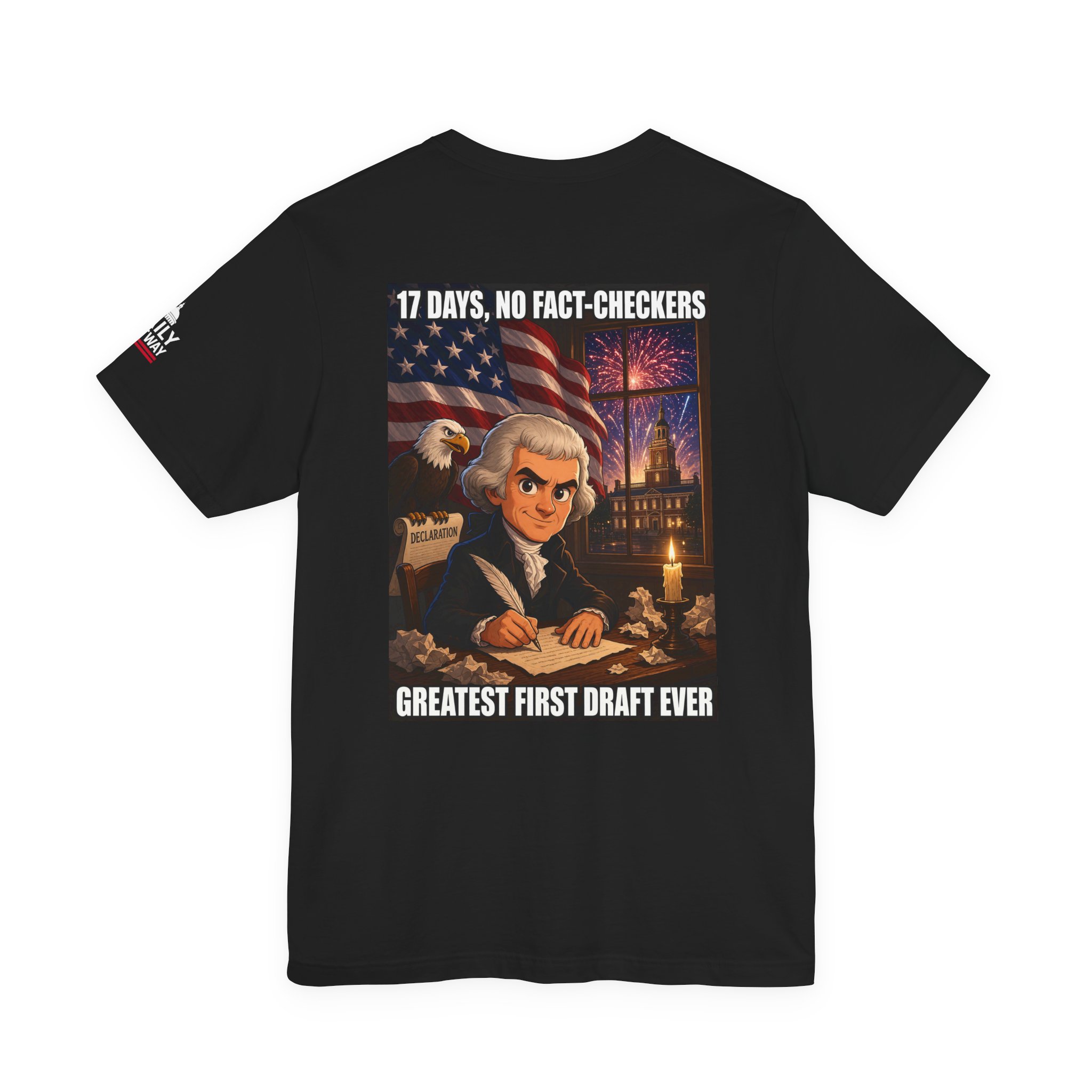Jefferson's First Draft T-Shirt — Daily Beltway - Image 2