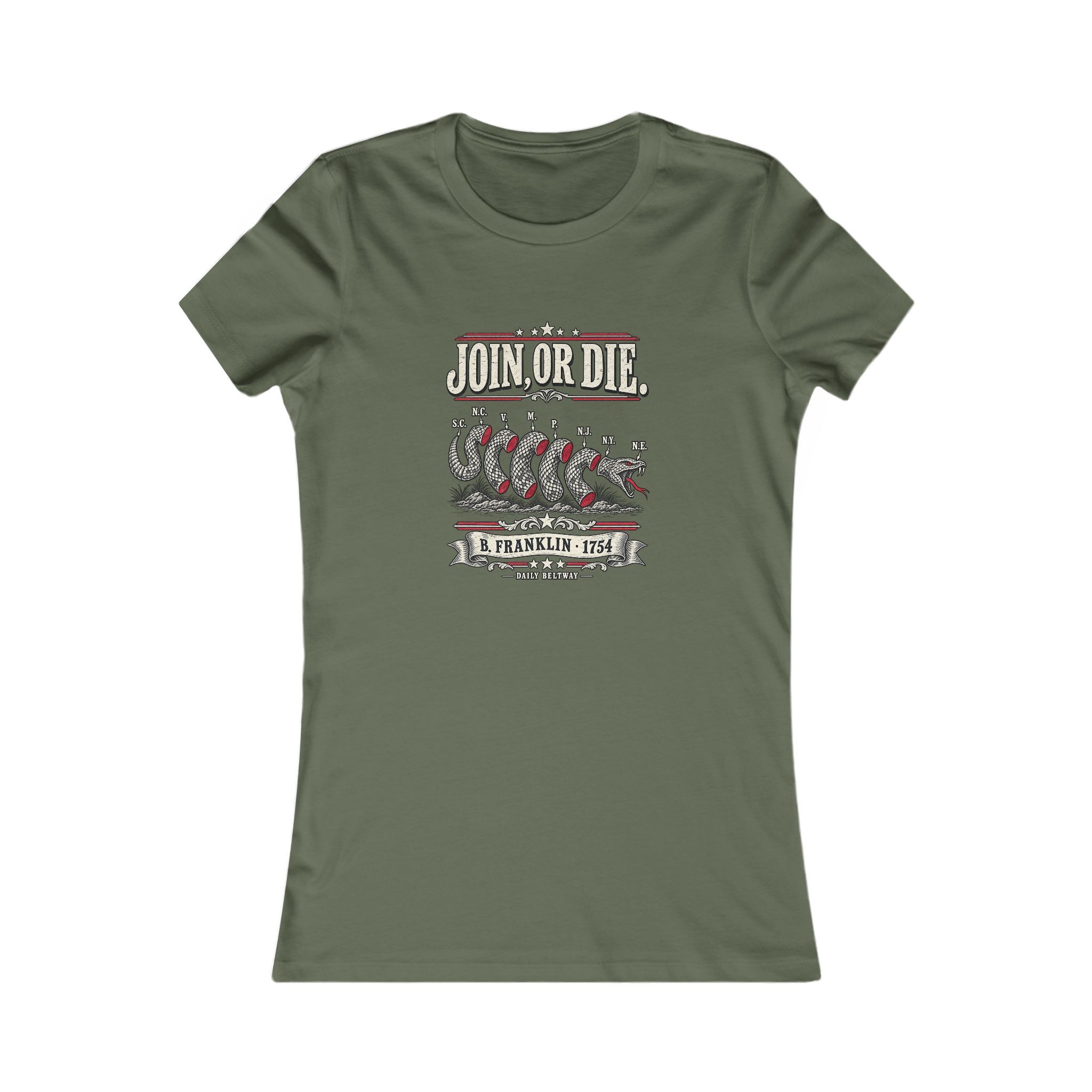 Join Or Die Women's Tee — Daily Beltway - Image 5