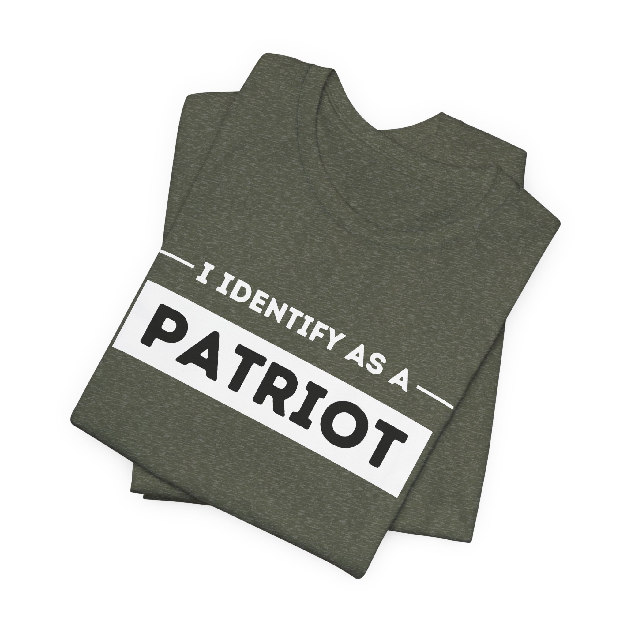 I Identify As a Patriot – Bold Americana Freedom Tee - Image 15