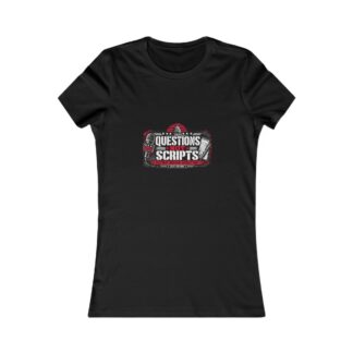 Questions Not Scripts Women's Tee — Daily Beltway