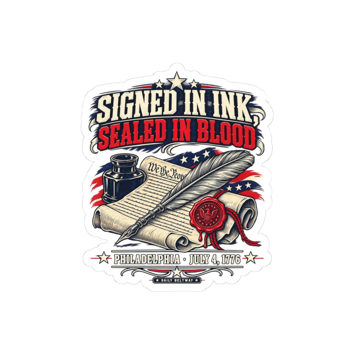 Signed In Ink Sticker — Daily Beltway - Image 4