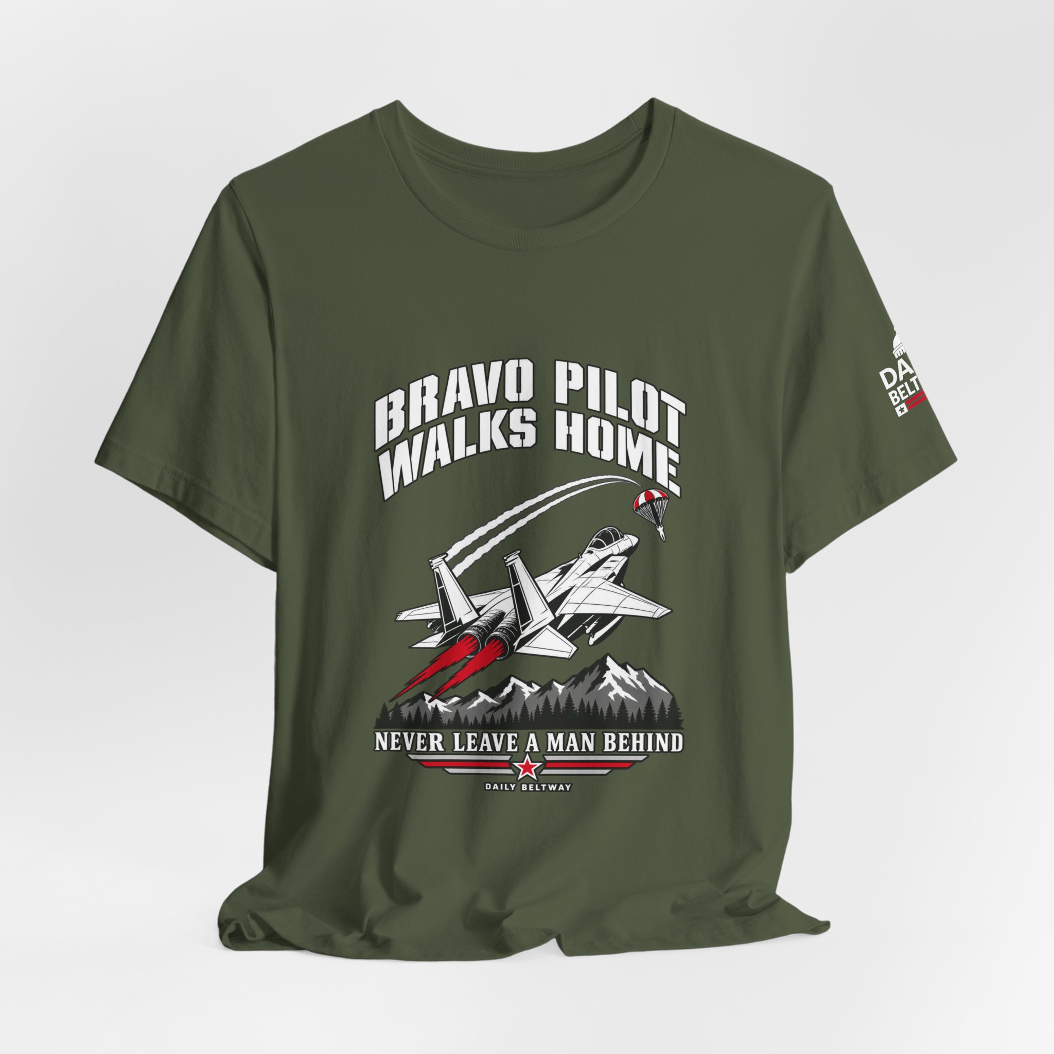 Bravo Pilot Walks Home T-Shirt — Daily Beltway - Image 16
