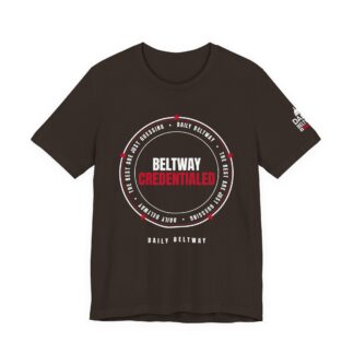 Beltway Credentialed Badge T-Shirt — Daily Beltway