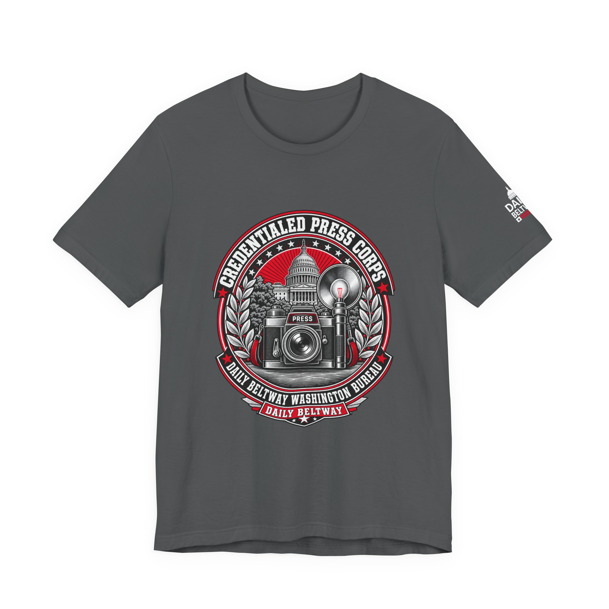 Credentialed Press Corps T-Shirt — Daily Beltway - Image 21