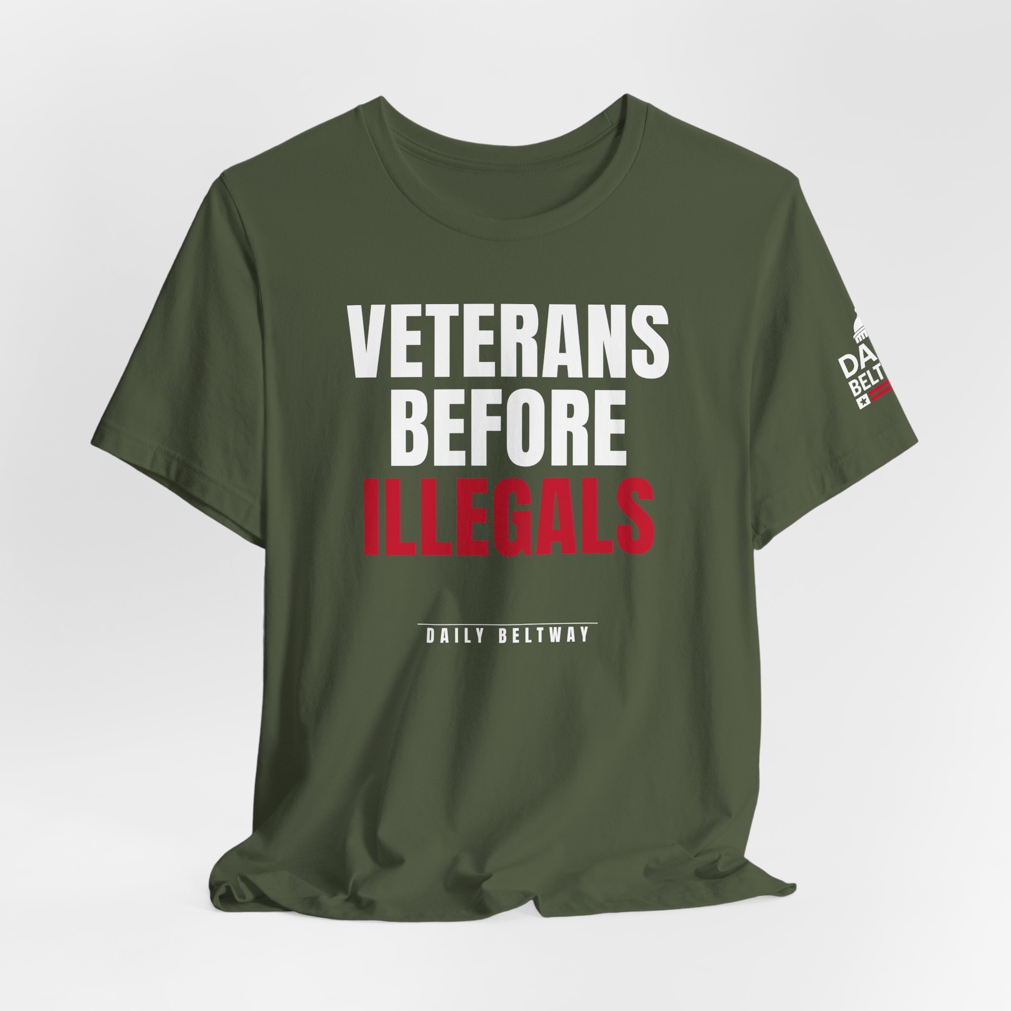 Veterans Before Illegals T-Shirt — Daily Beltway - Image 16