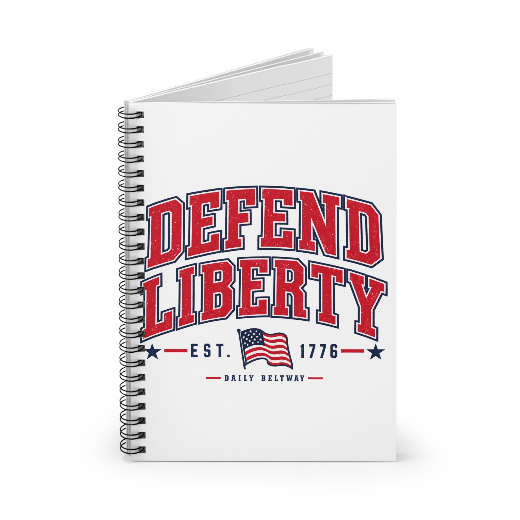 Defend Liberty Heritage Spiral Notebook — Daily Beltway - Image 2