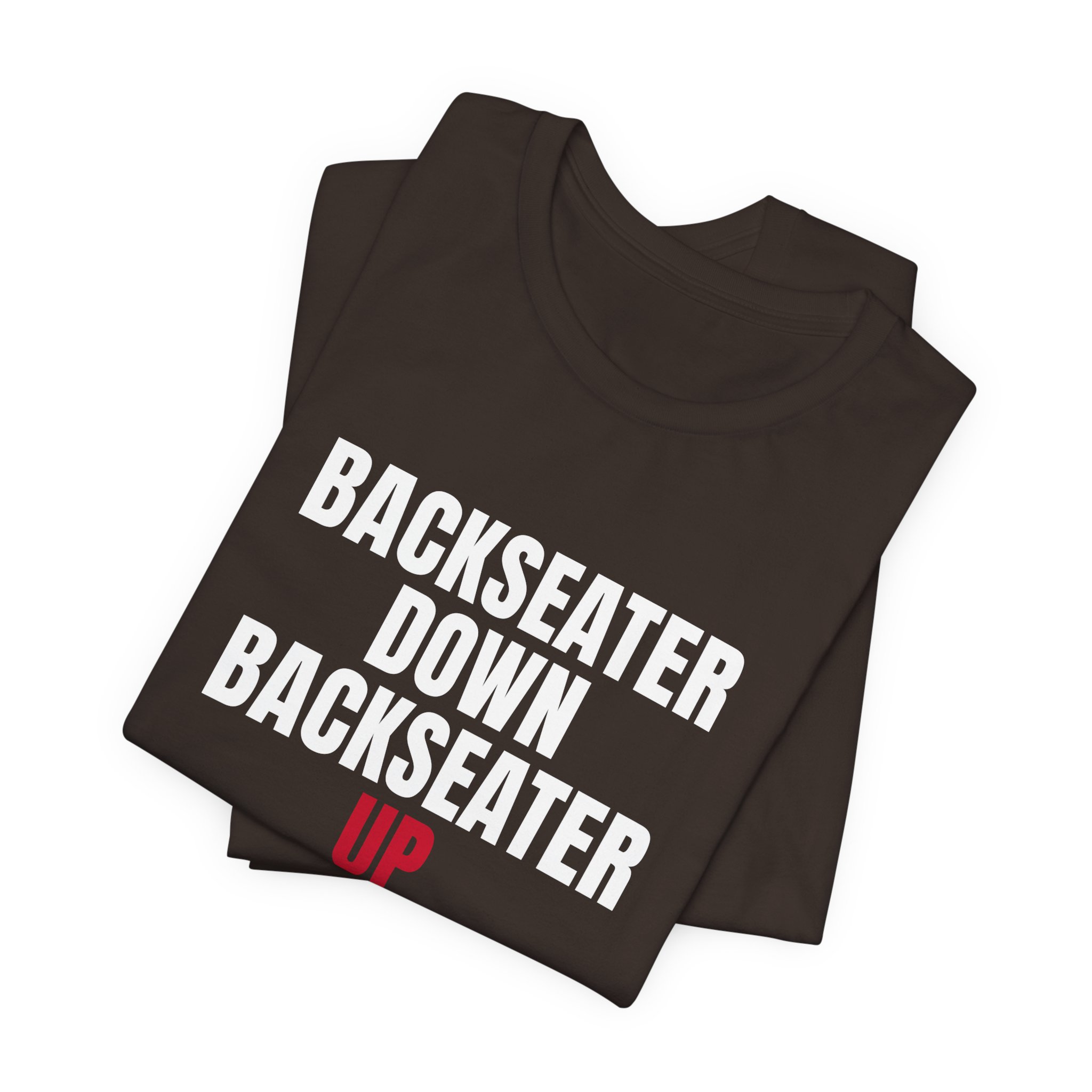 Backseater Down Backseater Up T-Shirt — Daily Beltway - Image 3