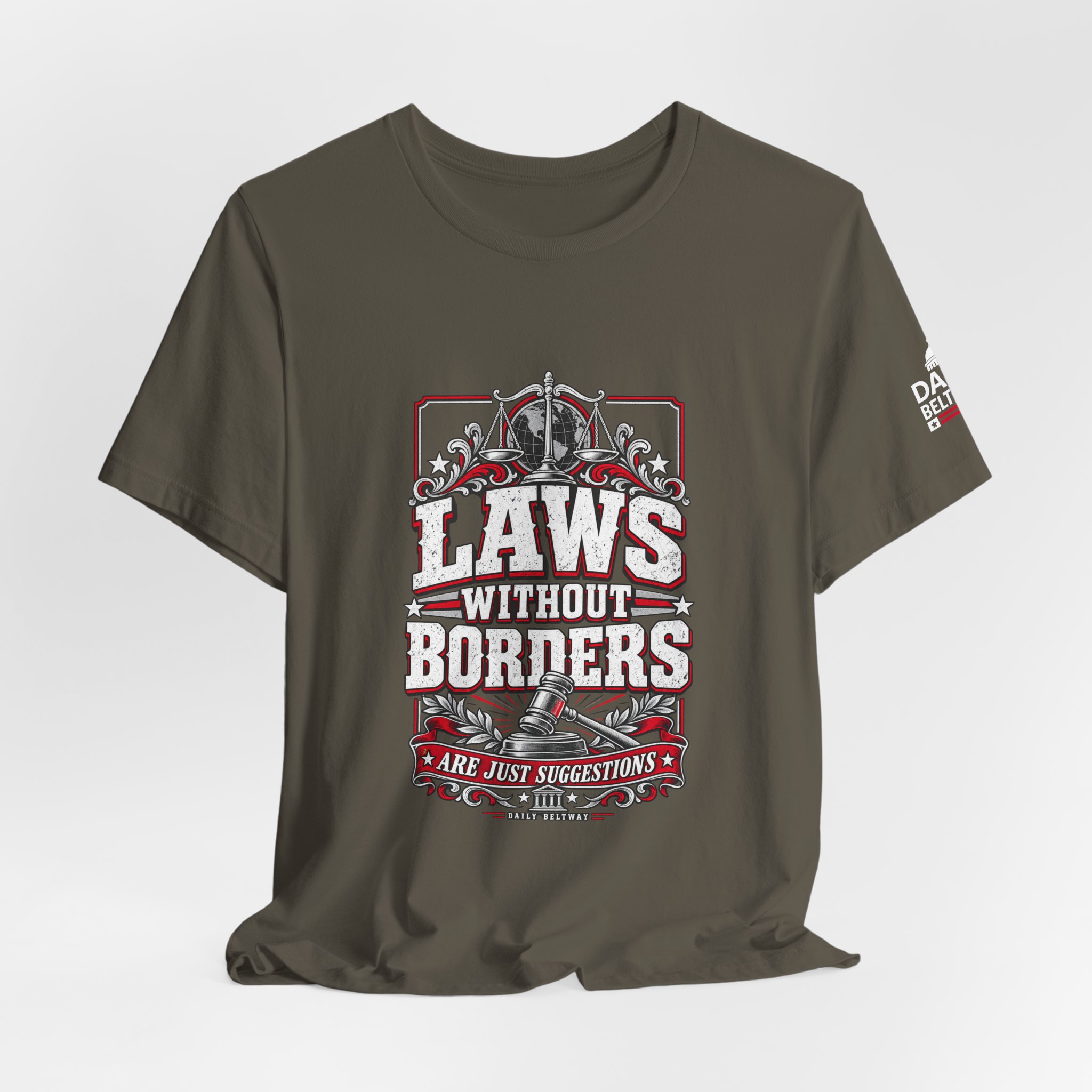 Laws Without Borders T-Shirt — Daily Beltway - Image 12