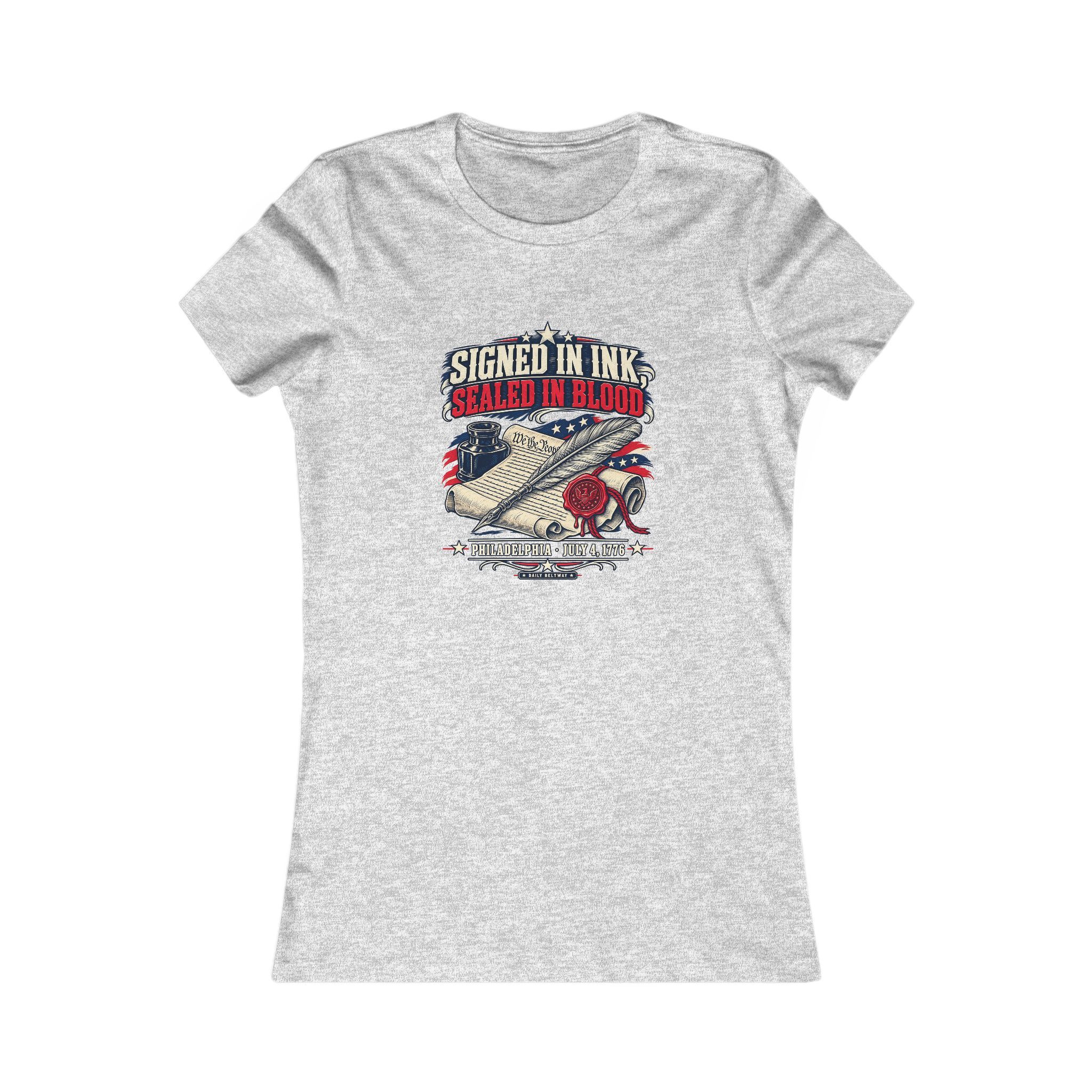 Signed In Ink Women's Tee — Daily Beltway - Image 17