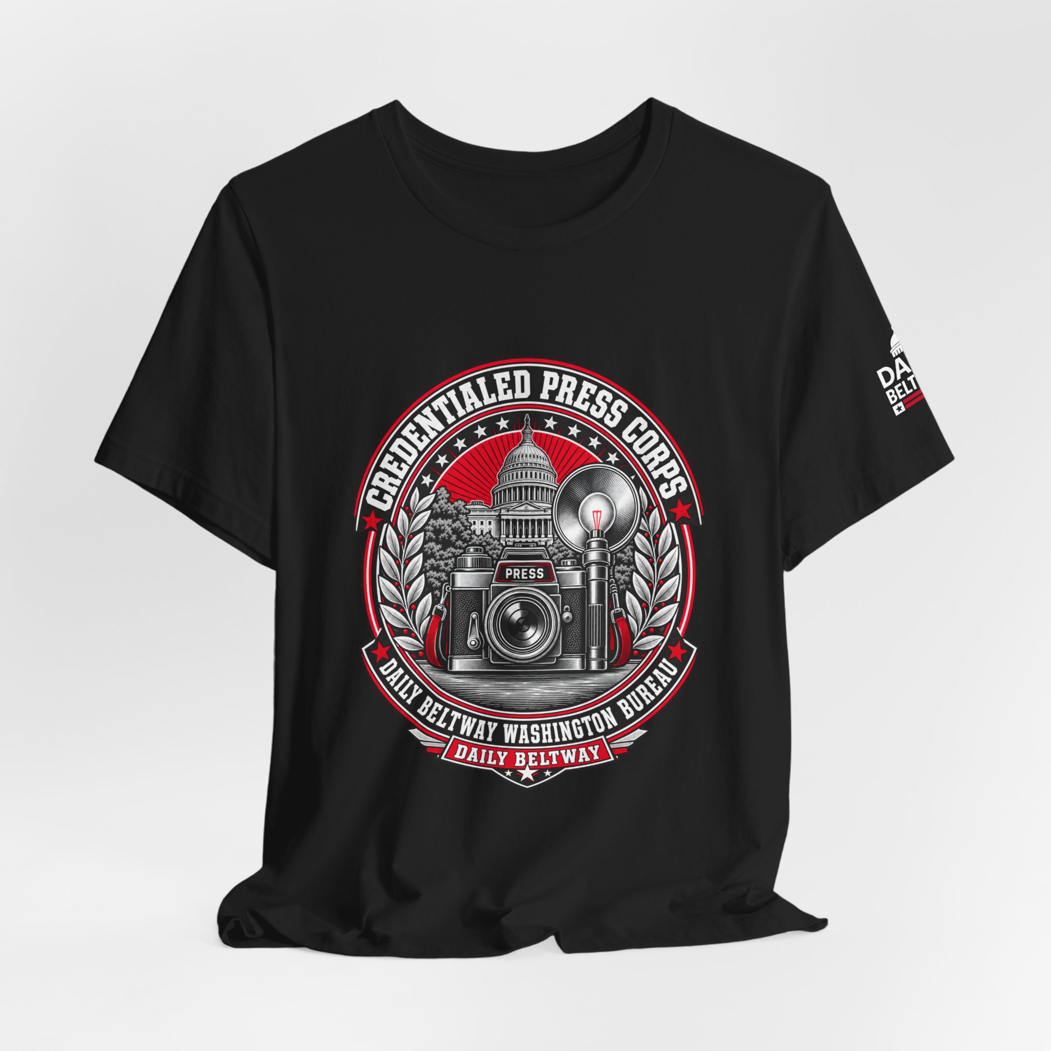 Credentialed Press Corps T-Shirt — Daily Beltway - Image 8
