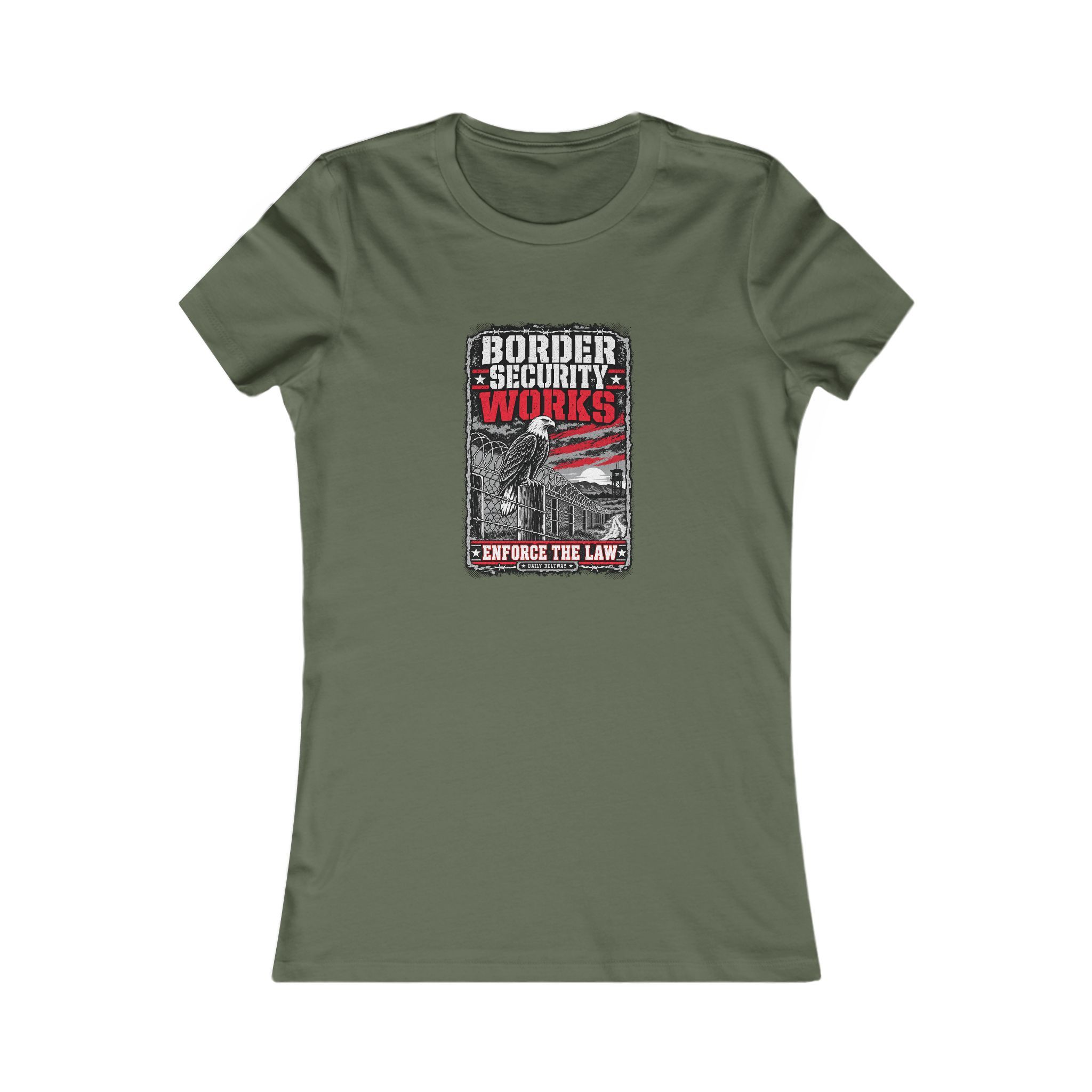 Border Security Works Women's Tee — Daily Beltway - Image 5