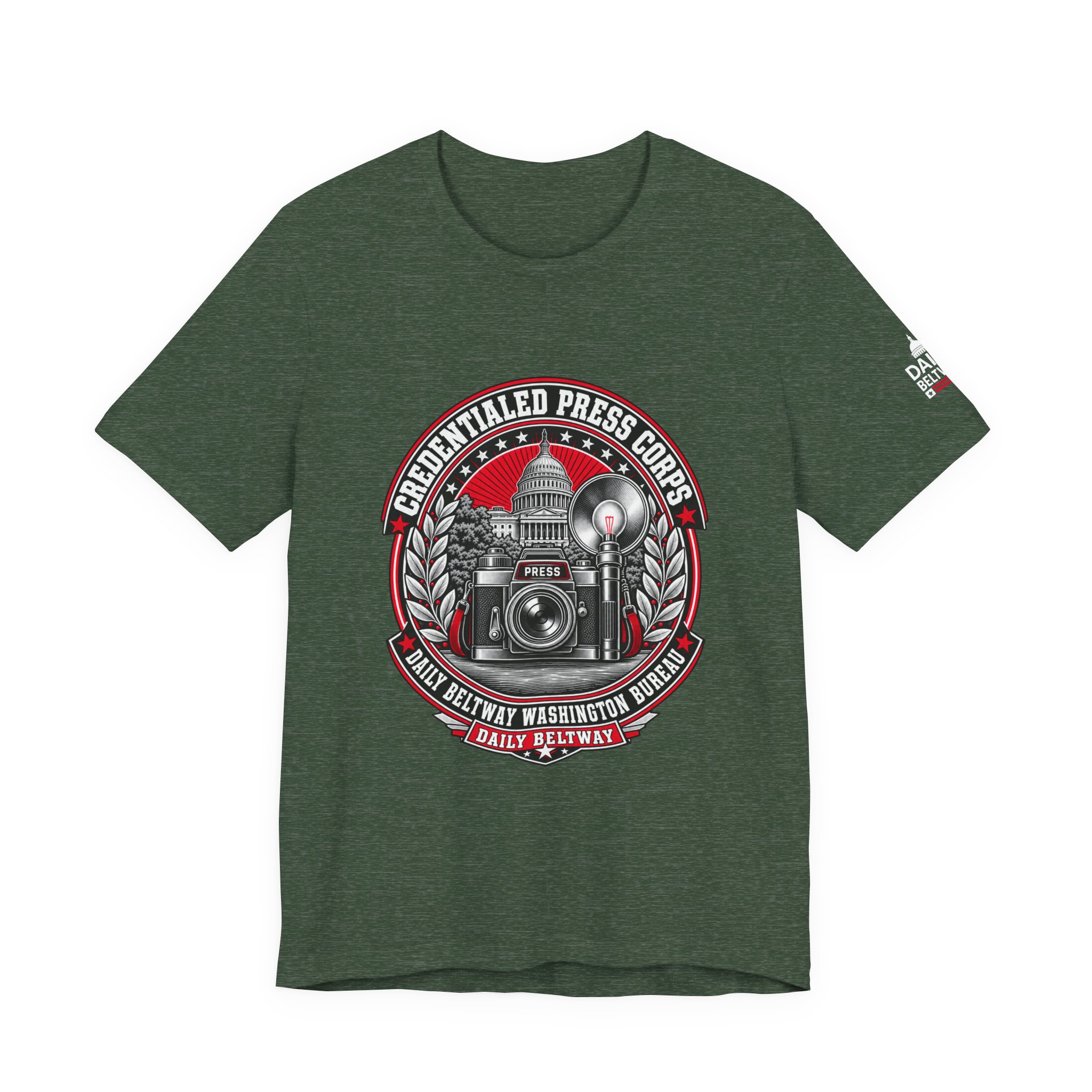 Credentialed Press Corps T-Shirt — Daily Beltway - Image 17