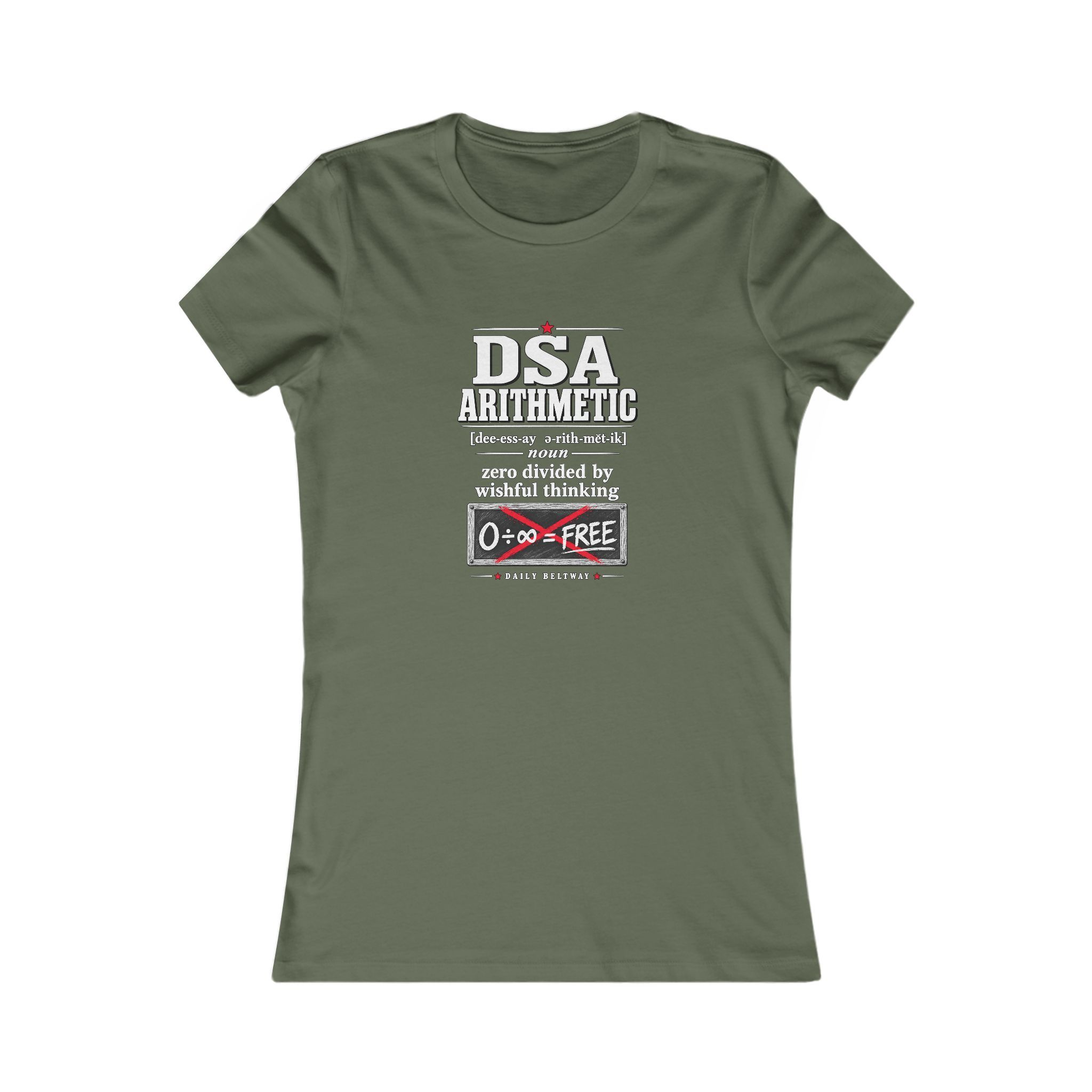 DSA Arithmetic Women's Tee — Daily Beltway - Image 5