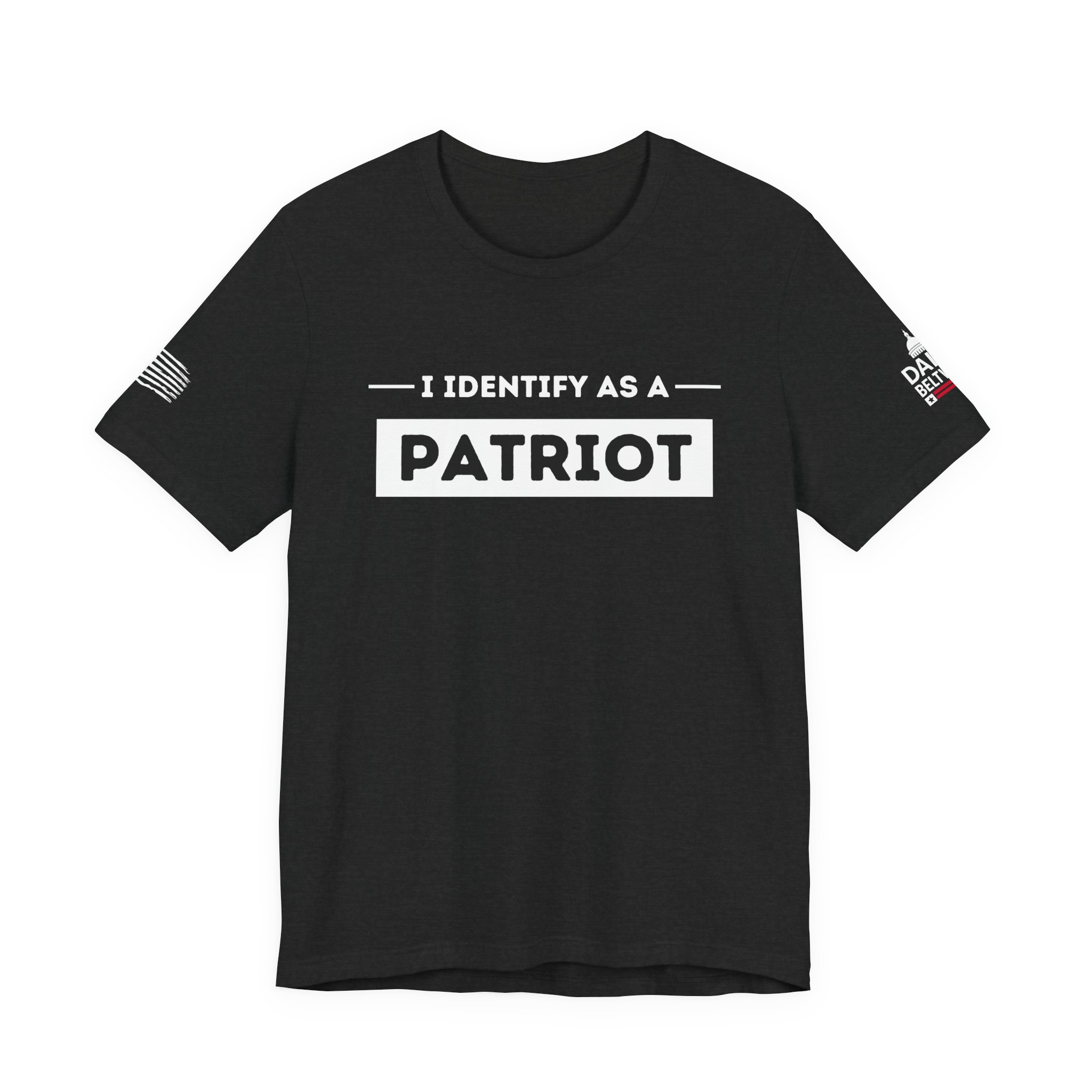 I Identify As a Patriot – Bold Americana Freedom Tee - Image 5