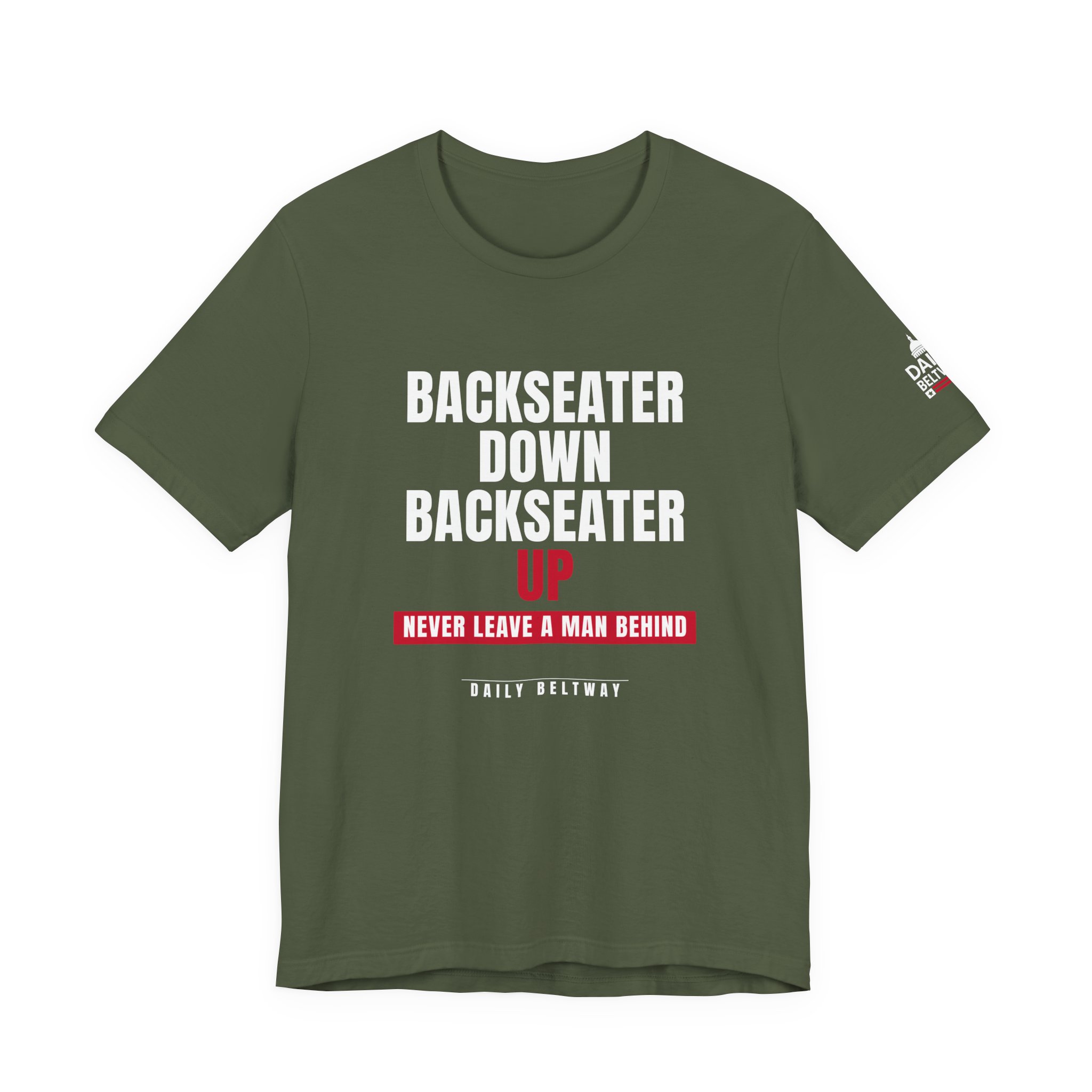 Backseater Down Backseater Up T-Shirt — Daily Beltway - Image 13