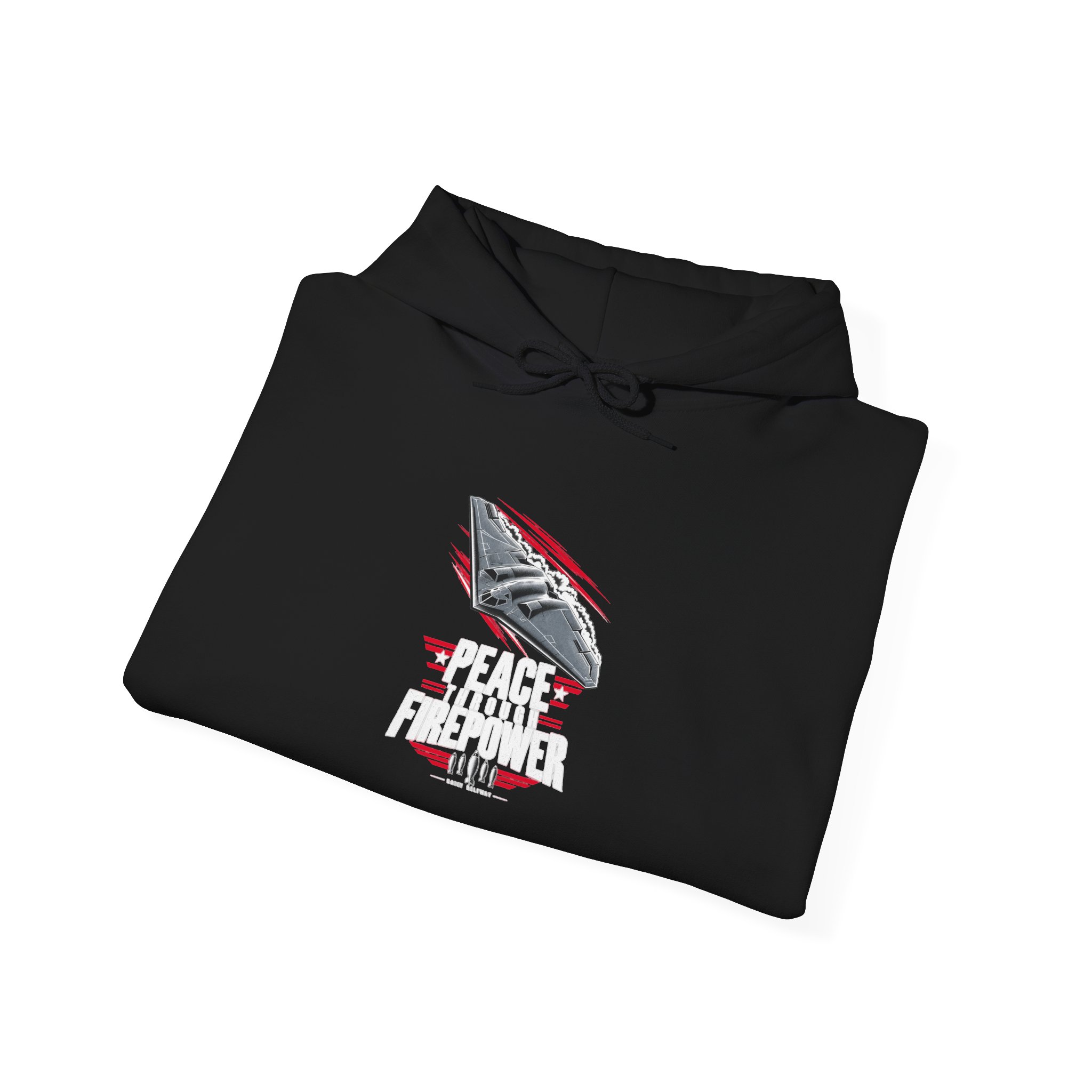Peace Through Firepower Hoodie — Daily Beltway - Image 4