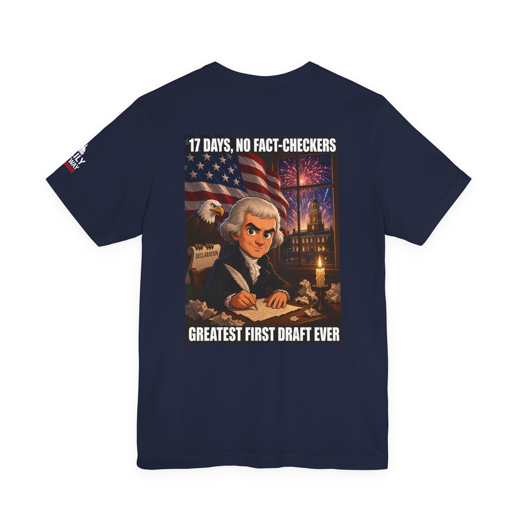 Jefferson's First Draft T-Shirt — Daily Beltway - Image 18