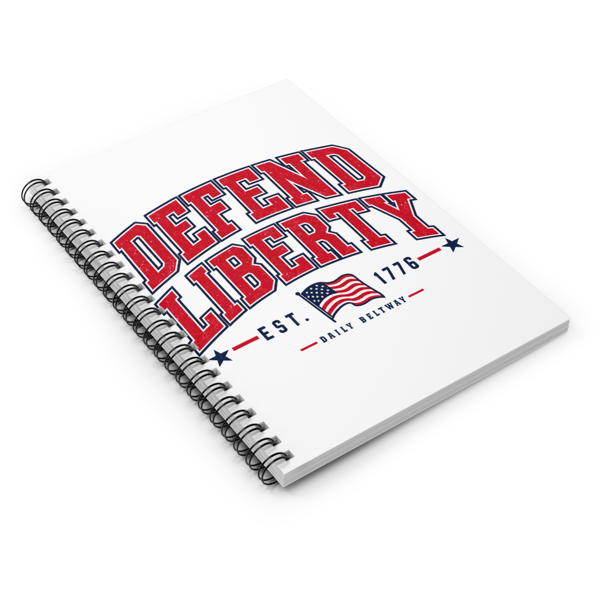 Defend Liberty Heritage Spiral Notebook — Daily Beltway - Image 3