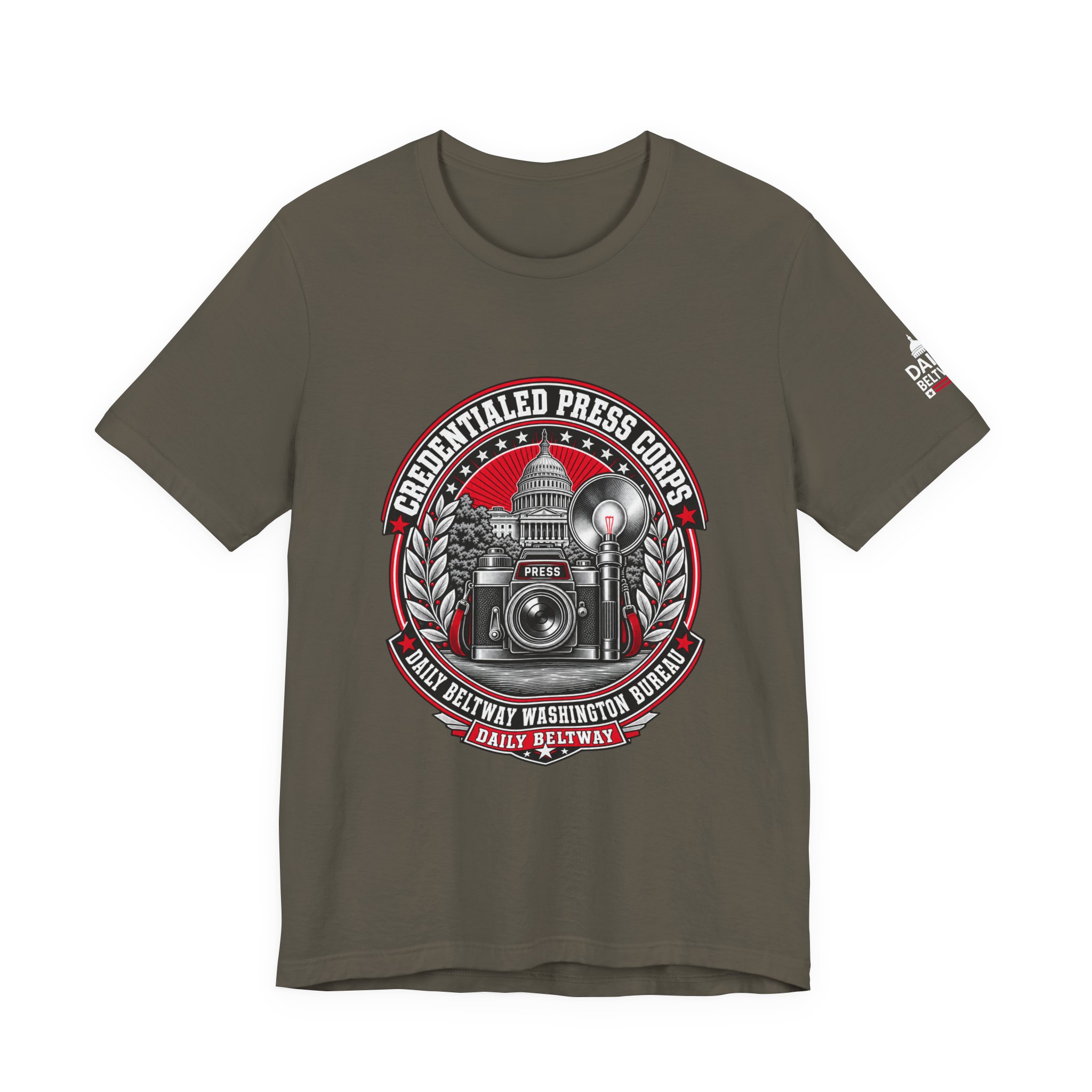 Credentialed Press Corps T-Shirt — Daily Beltway - Image 9