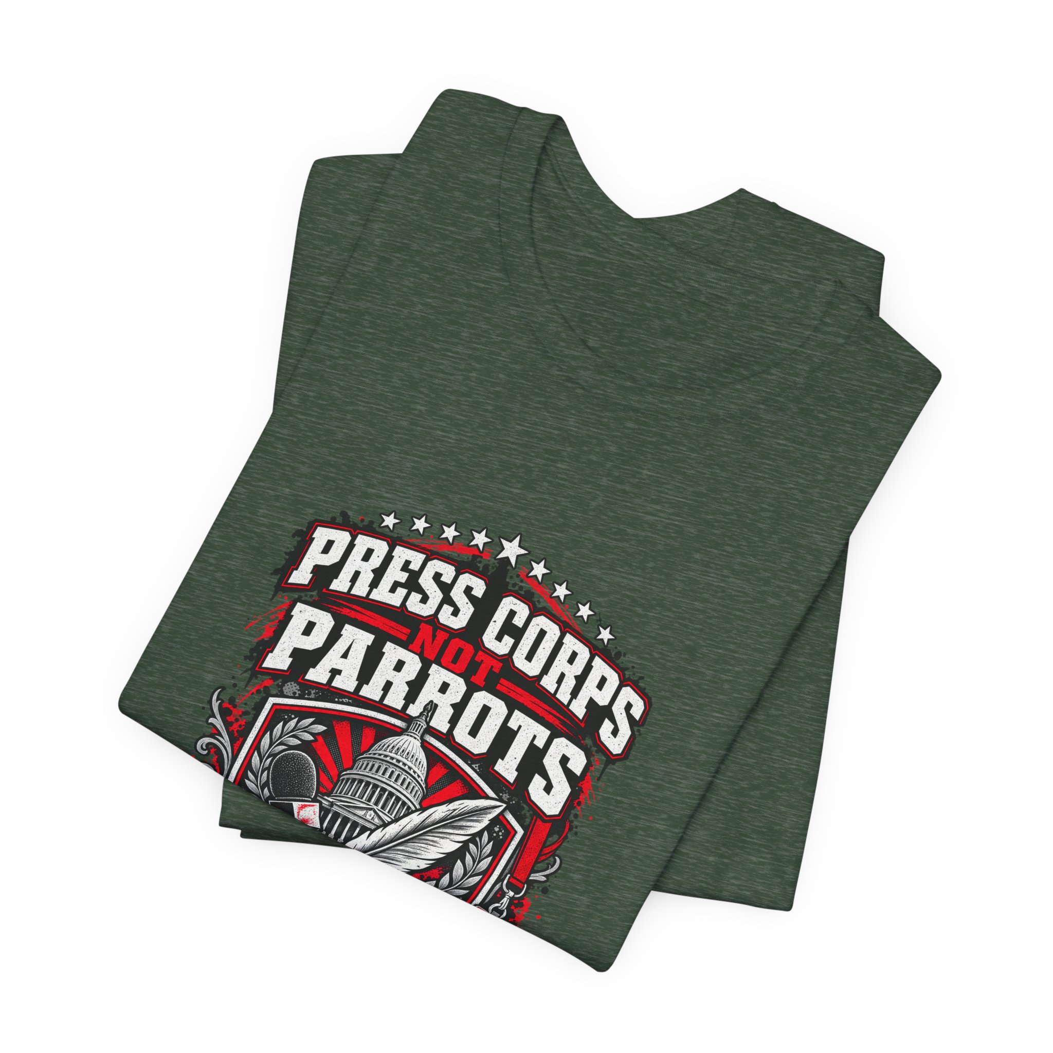 Press Corps Not Parrots T-Shirt — Daily Beltway - Image 19