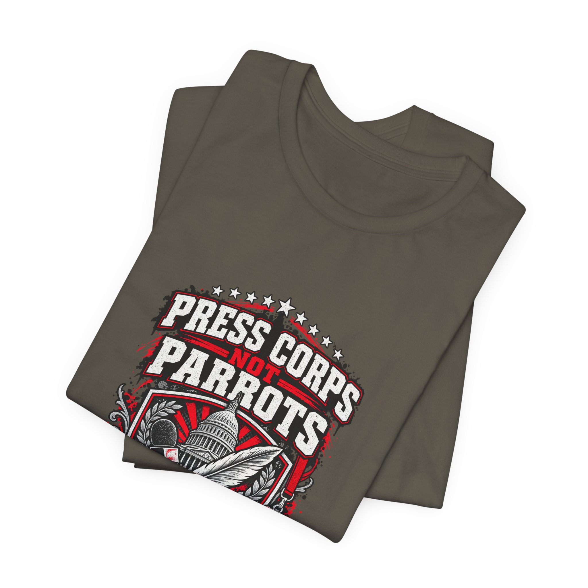 Press Corps Not Parrots T-Shirt — Daily Beltway - Image 11