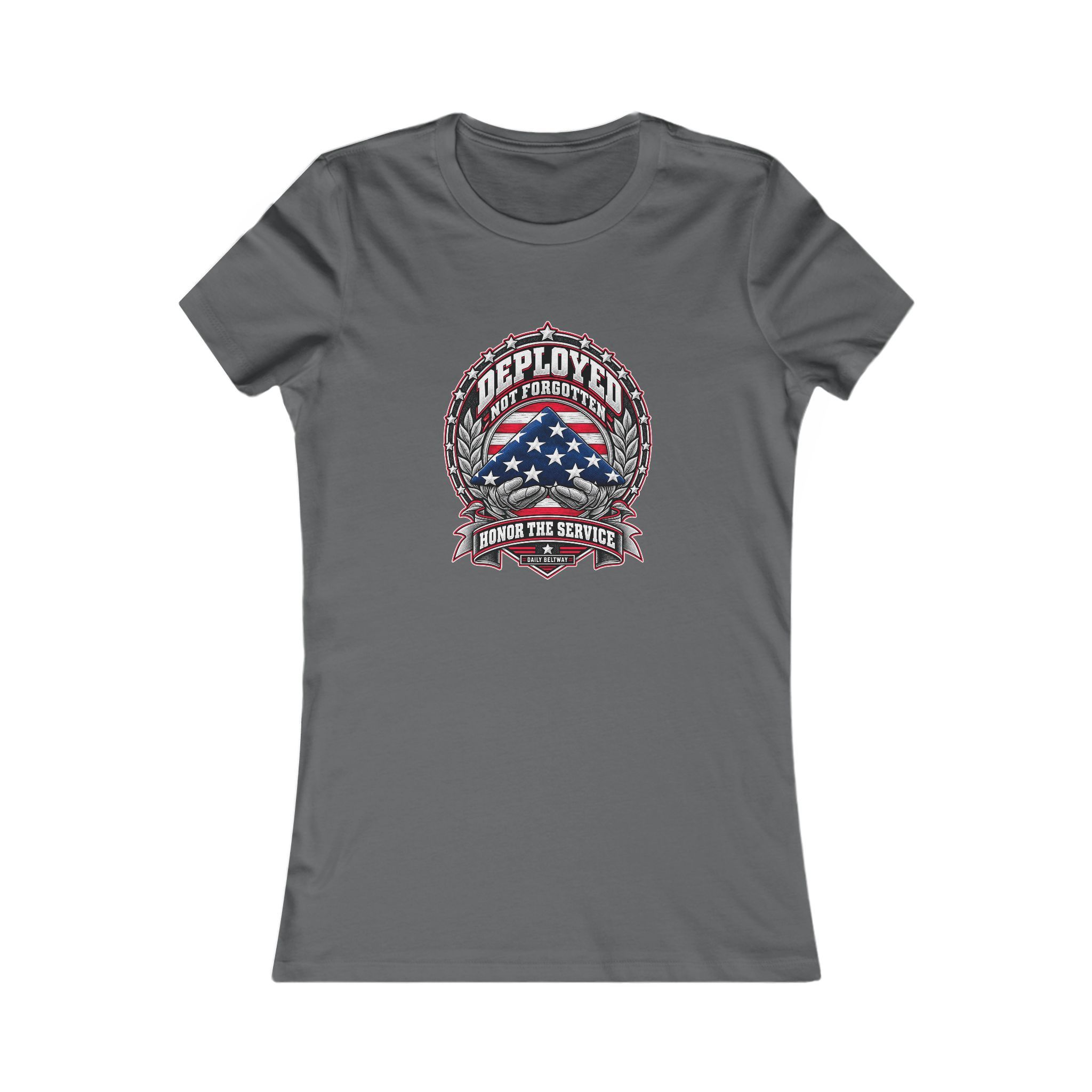Deployed Not Forgotten Women's Tee — Daily Beltway - Image 9