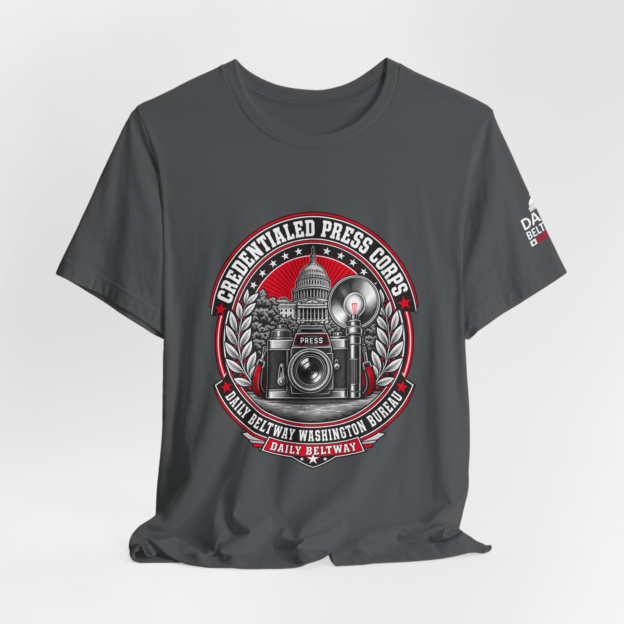 Credentialed Press Corps T-Shirt — Daily Beltway - Image 24