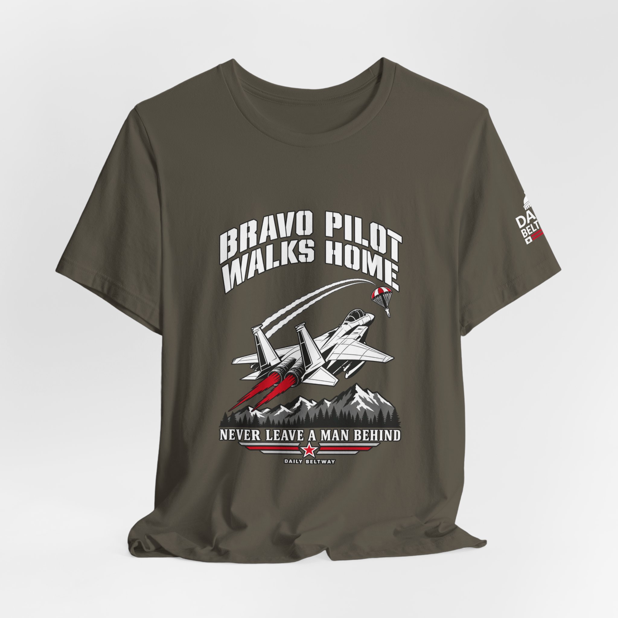 Bravo Pilot Walks Home T-Shirt — Daily Beltway - Image 12